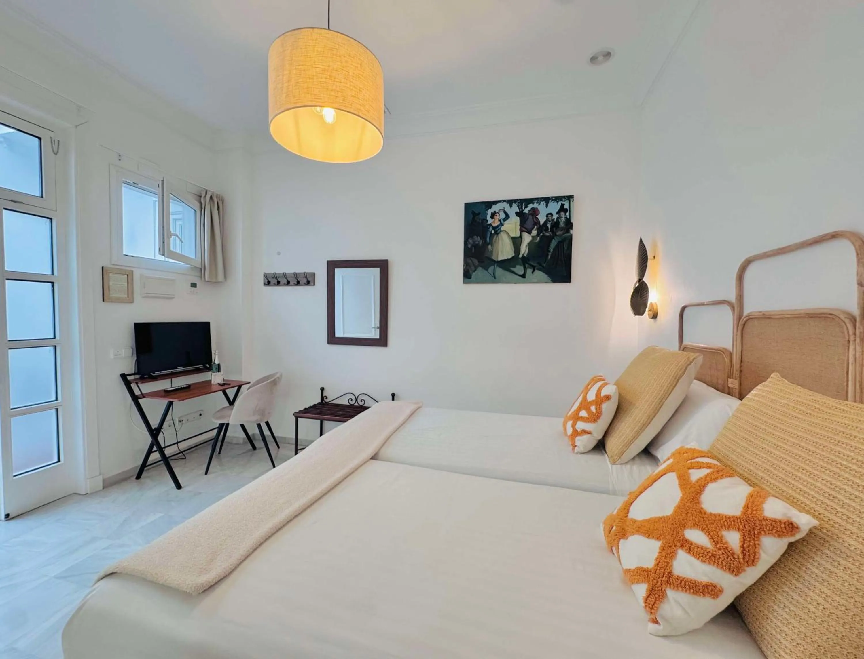 Bedroom, Bed in Hotel Boutique Las Cortes De Cádiz