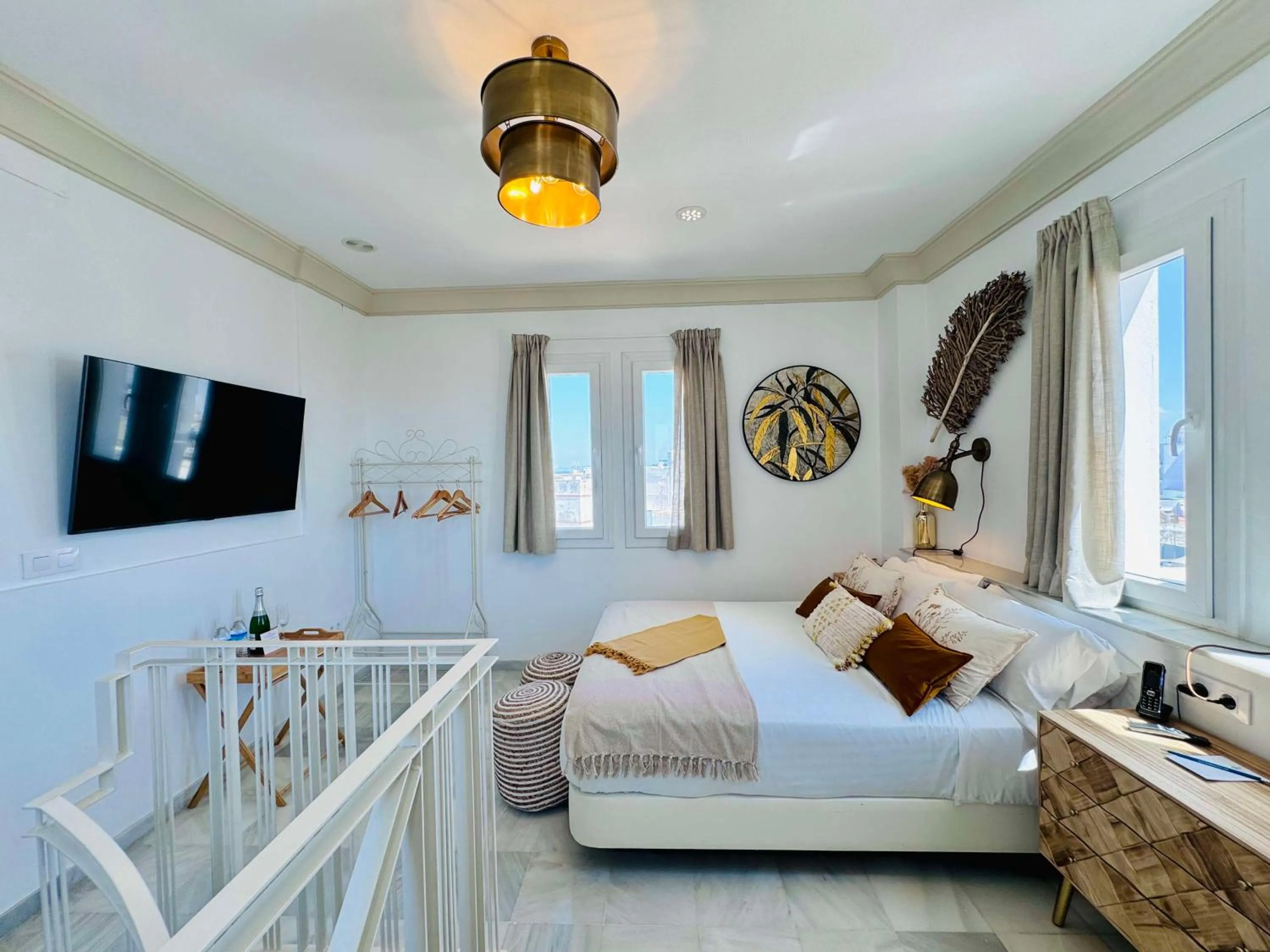 Bedroom, Bed in Hotel Boutique Las Cortes De Cádiz