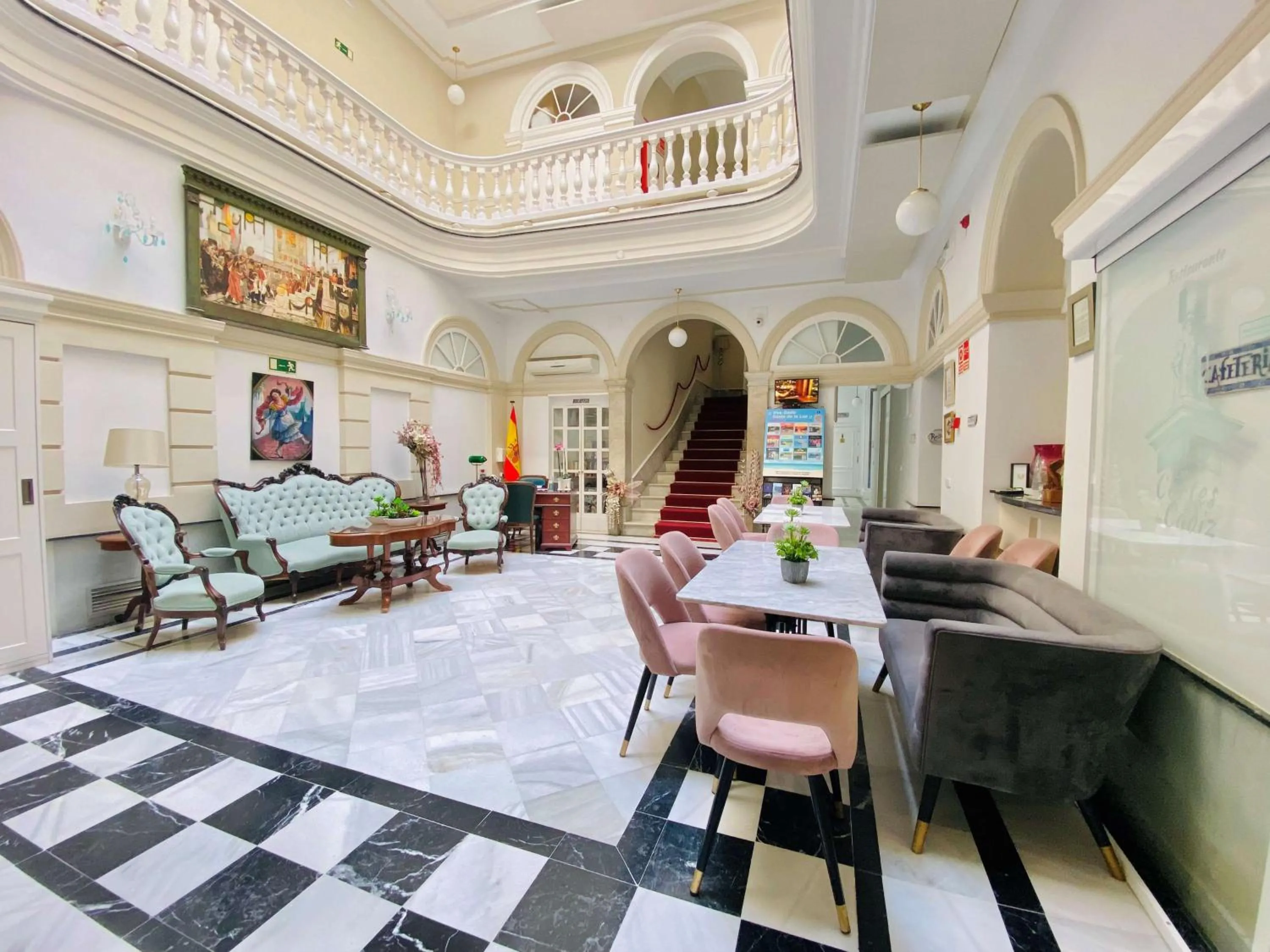 Lobby or reception in Hotel Boutique Las Cortes De Cádiz