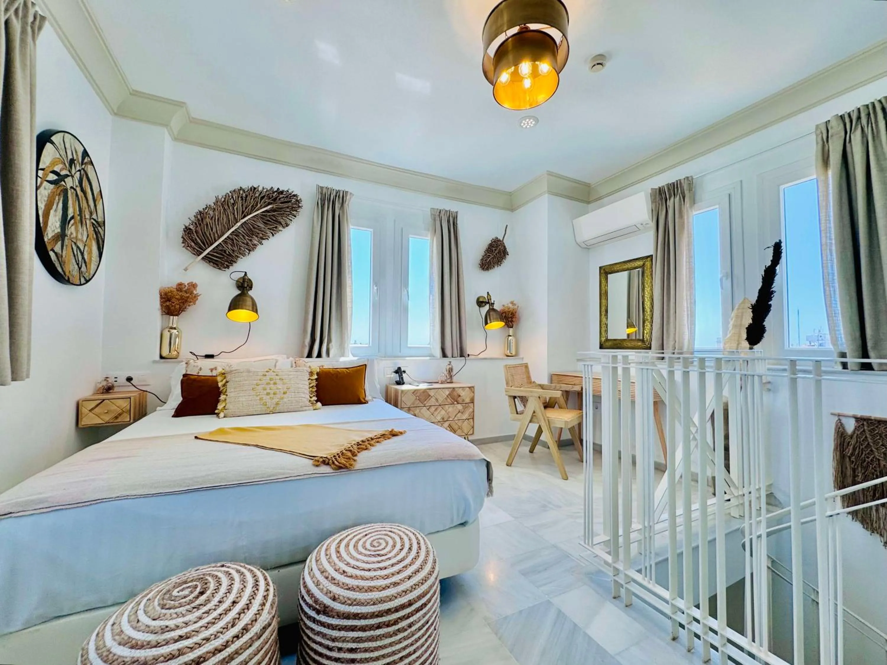 Bedroom, Bed in Hotel Boutique Las Cortes De Cádiz