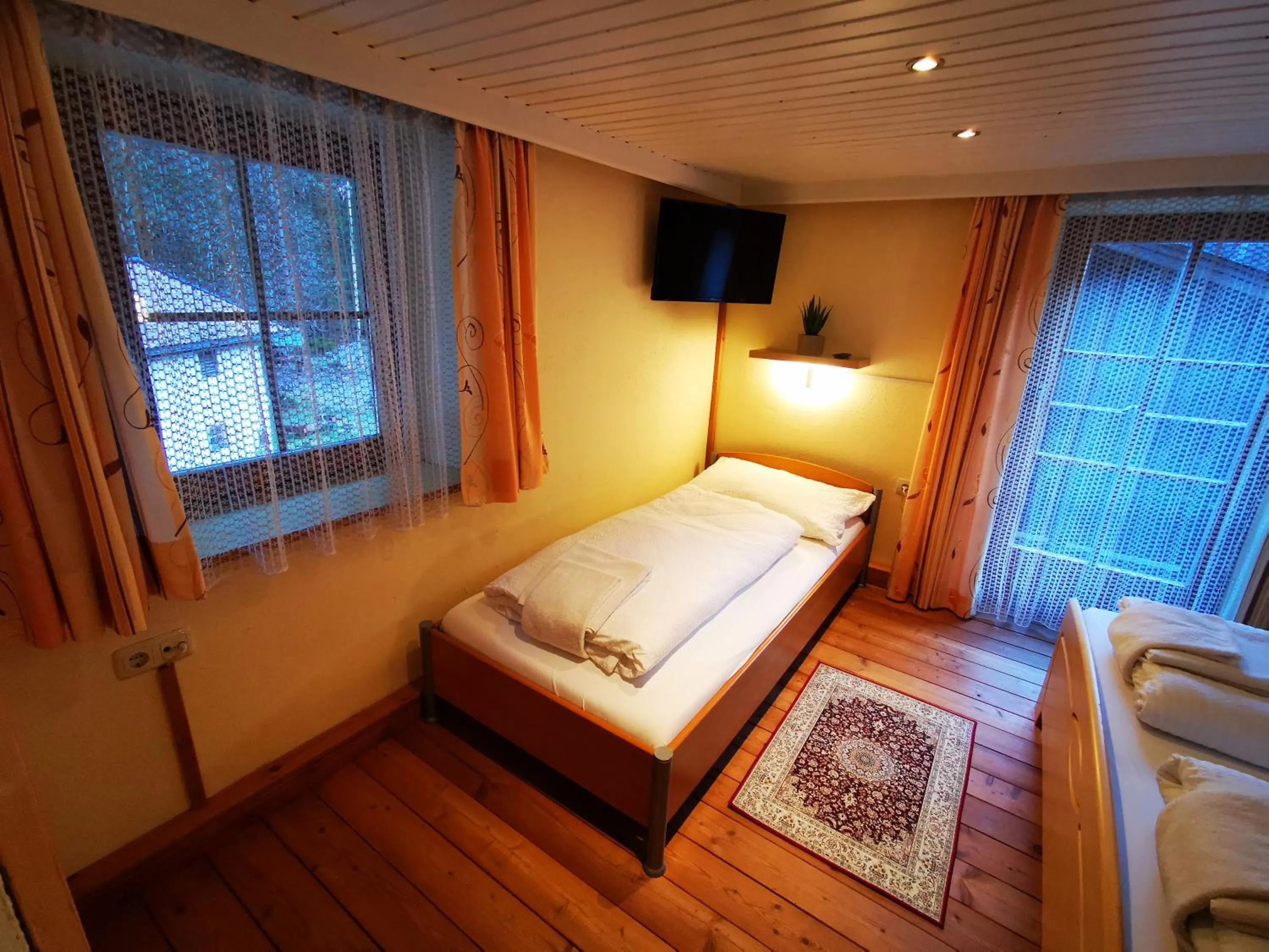 Bed in Gasthof Geronimo