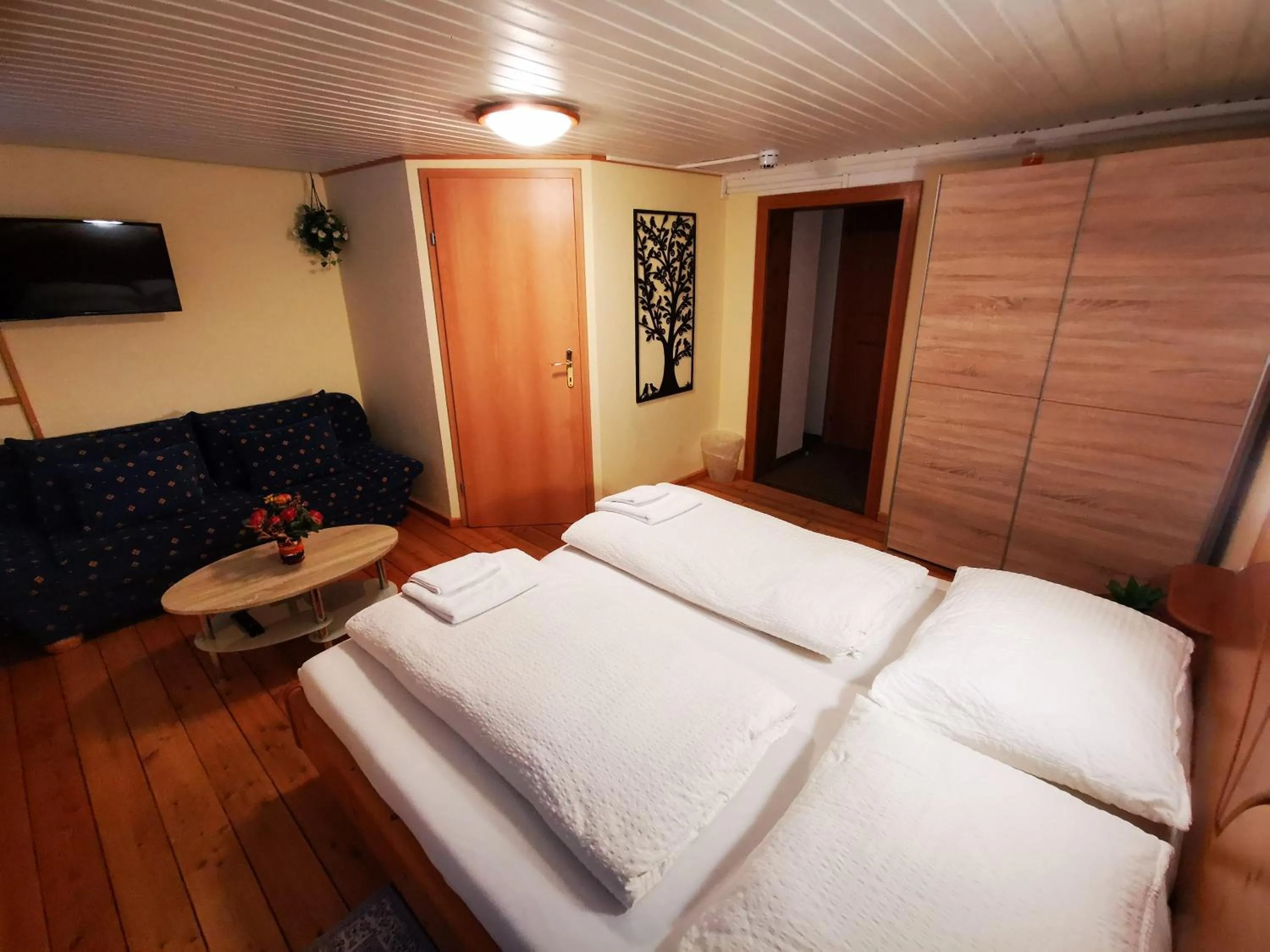 Bed in Gasthof Geronimo