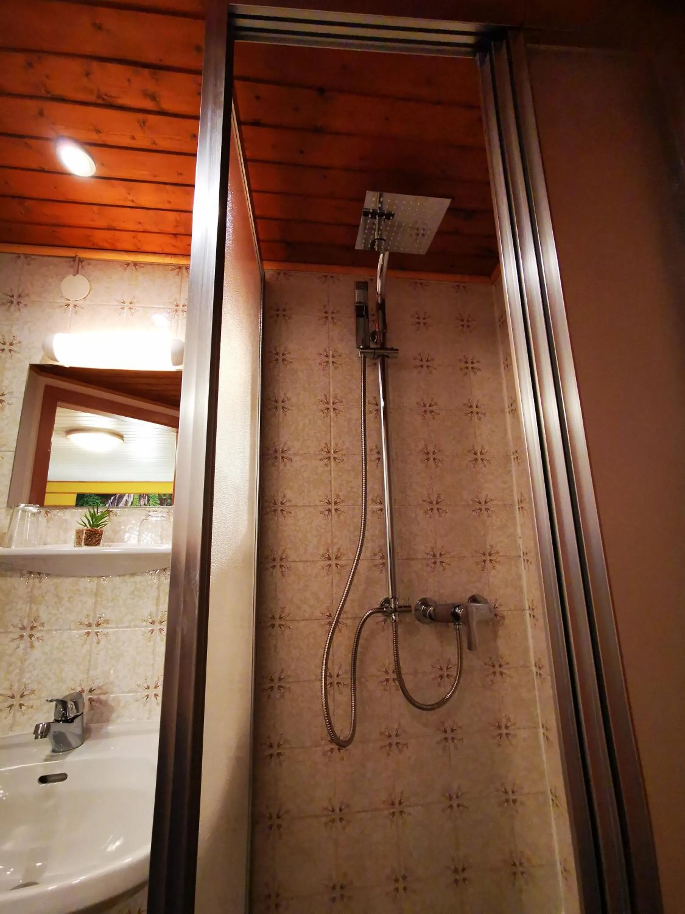 Shower in Gasthof Geronimo