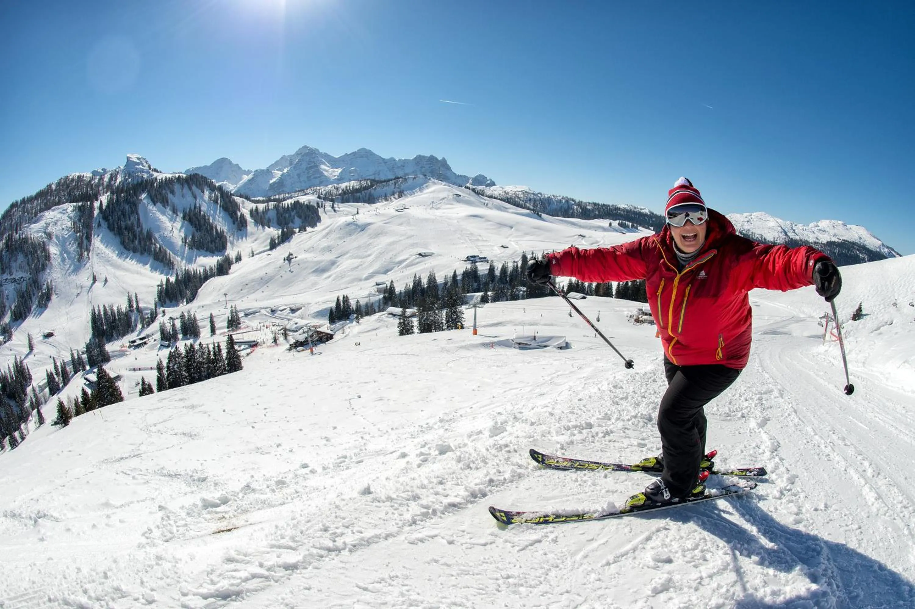 Skiing in Gasthof Geronimo