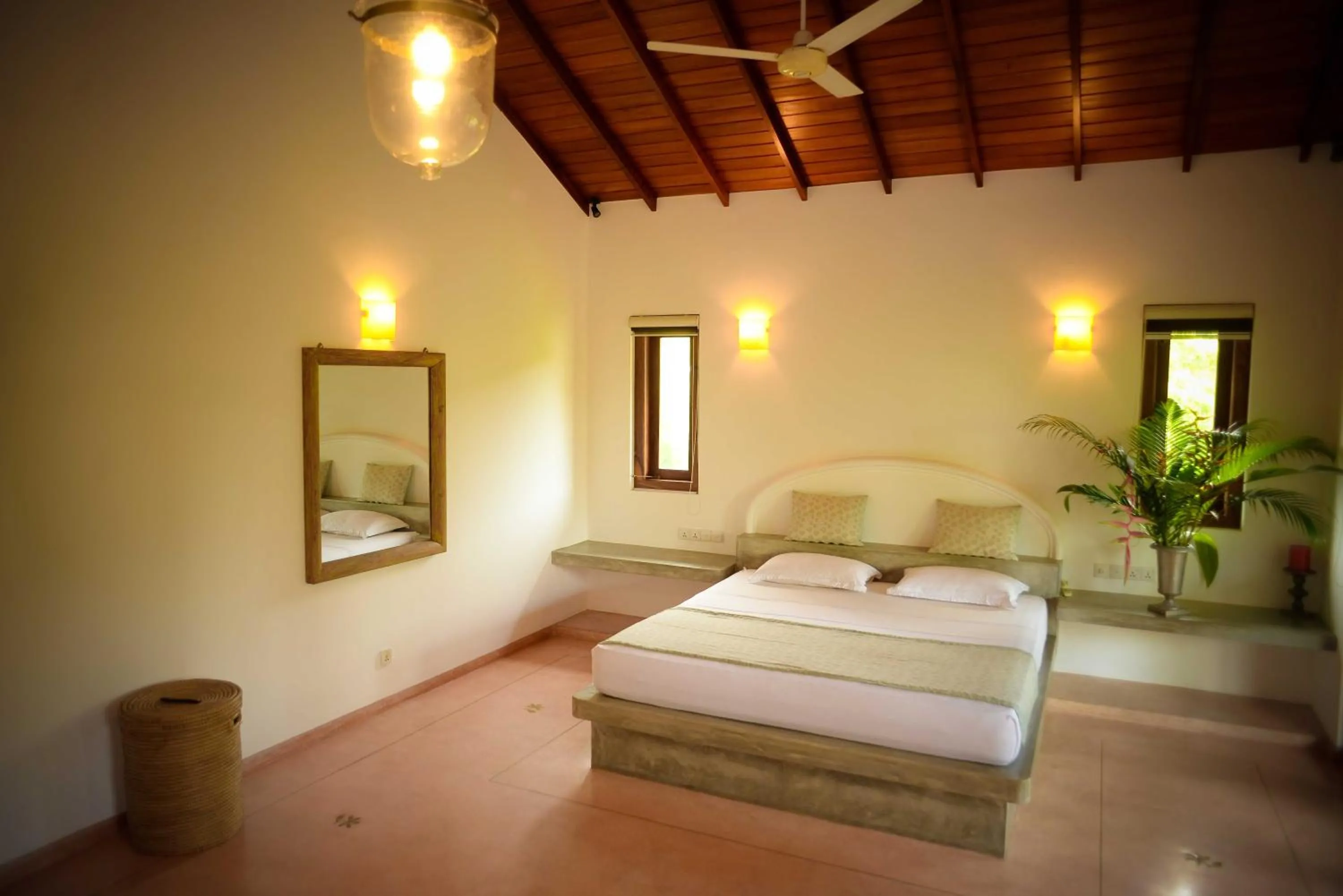 Bedroom, Bed in Kingfisher Bamboo Garden Villa