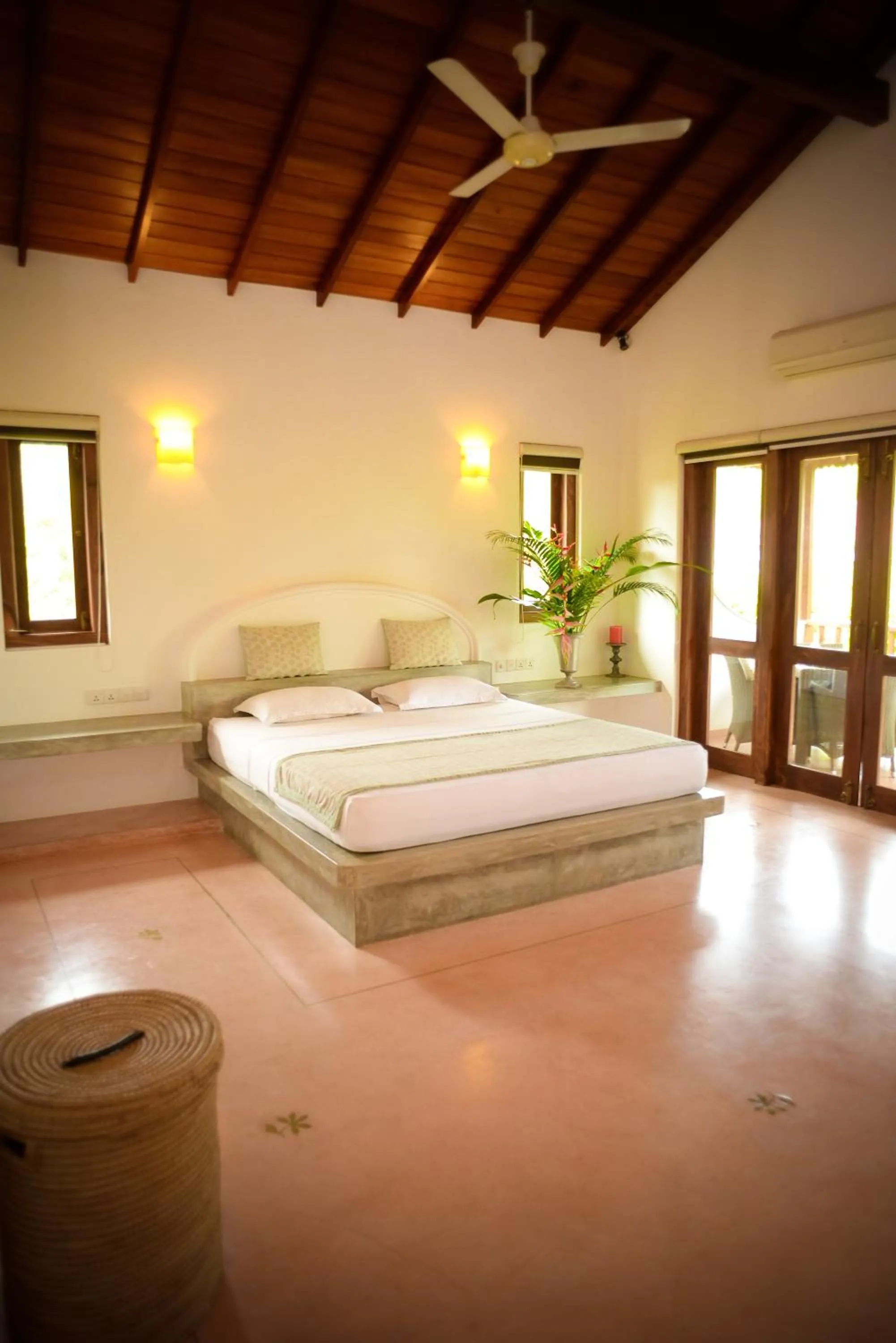 Bedroom, Bed in Kingfisher Bamboo Garden Villa
