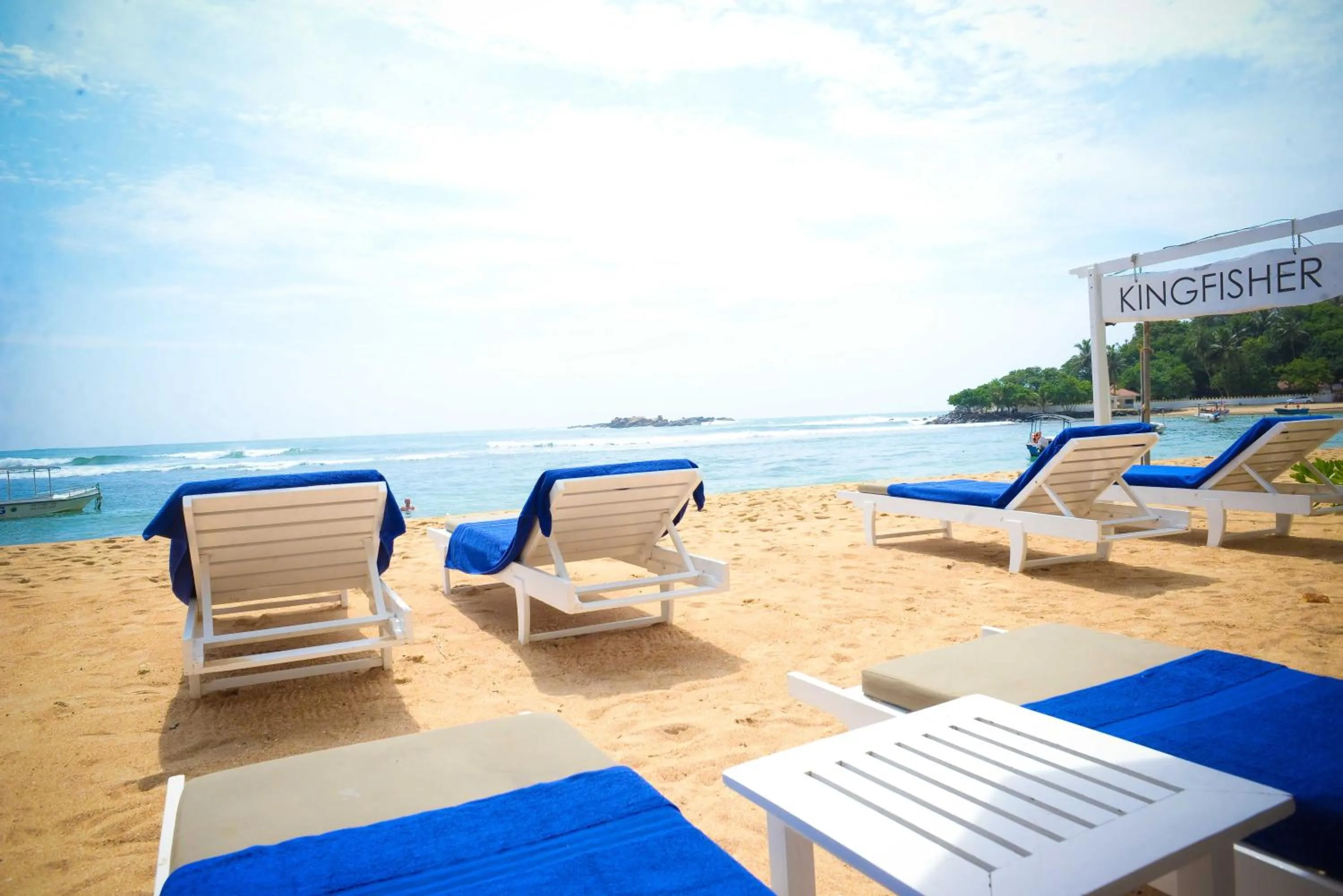 Beach in Kingfisher Bamboo Garden Villa
