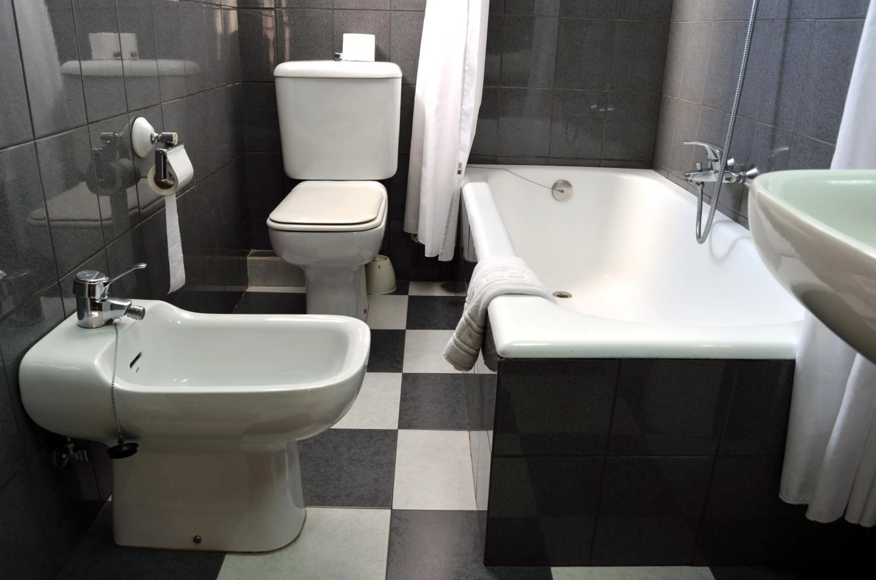 Toilet in Hostal Cortes