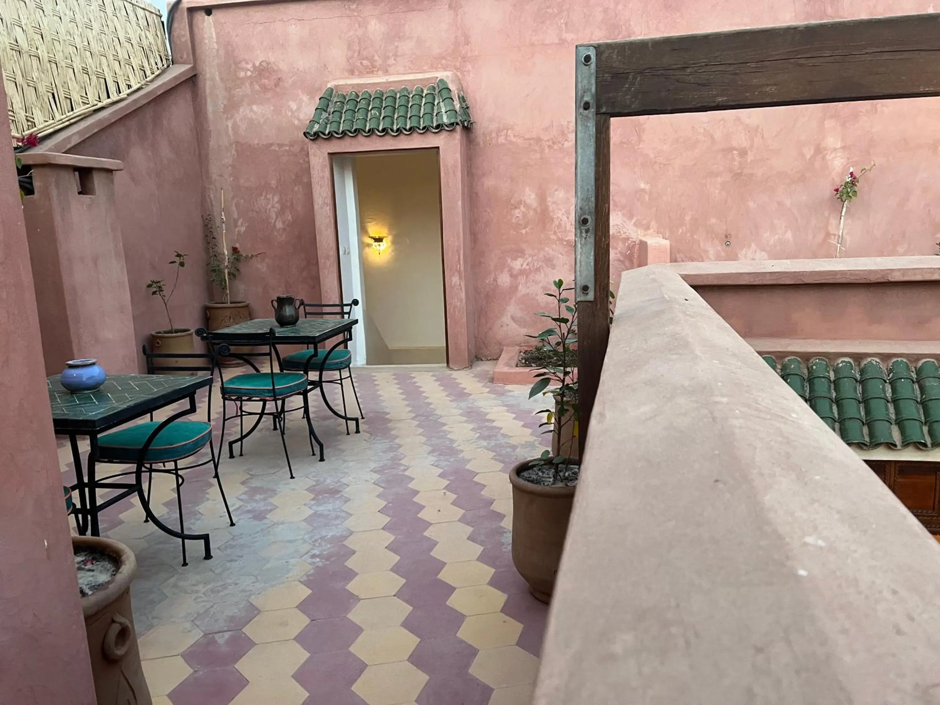 Balcony/Terrace in Riad Dar Les Freres