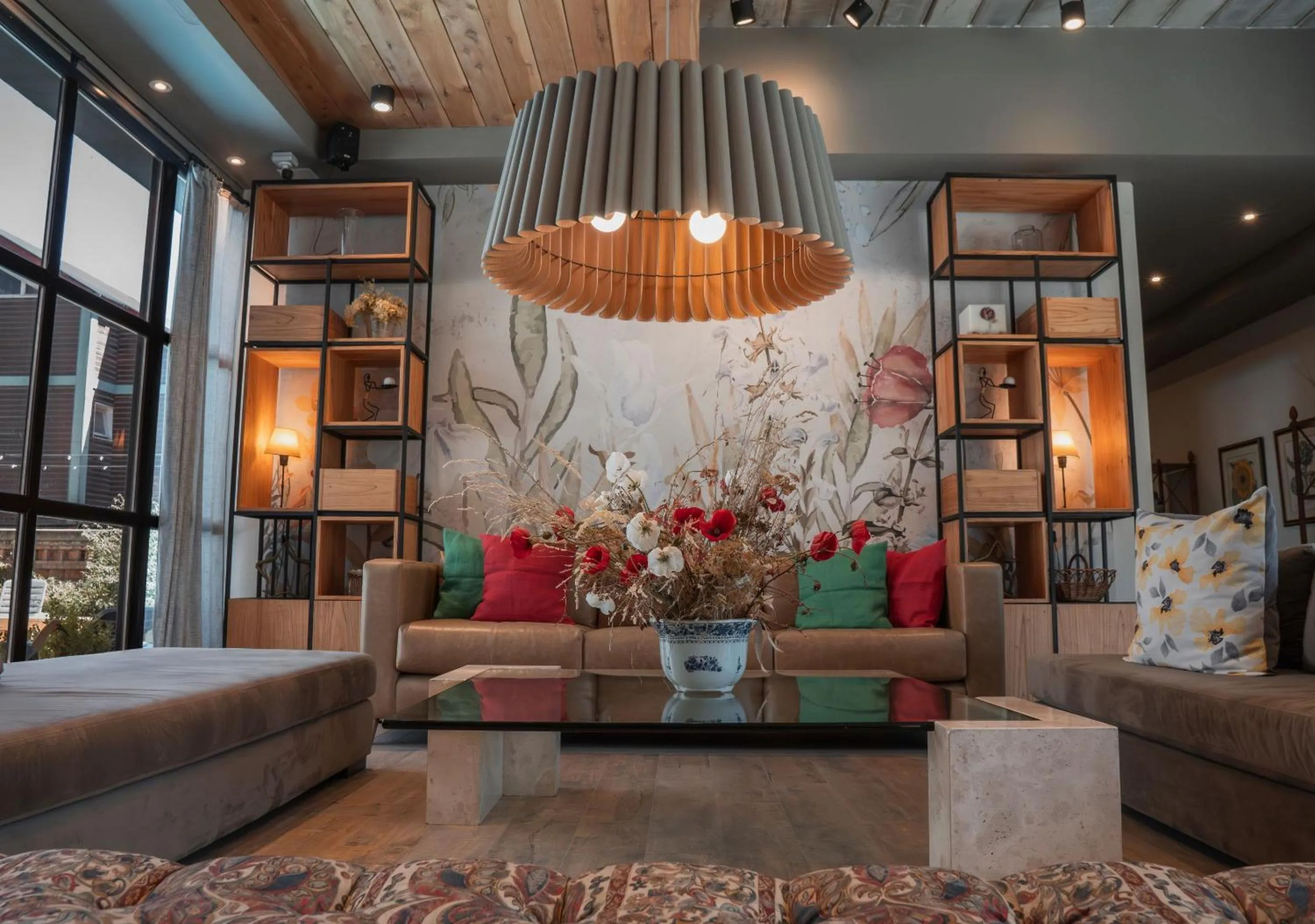 Seating area in Gluck Patagonia Aparts