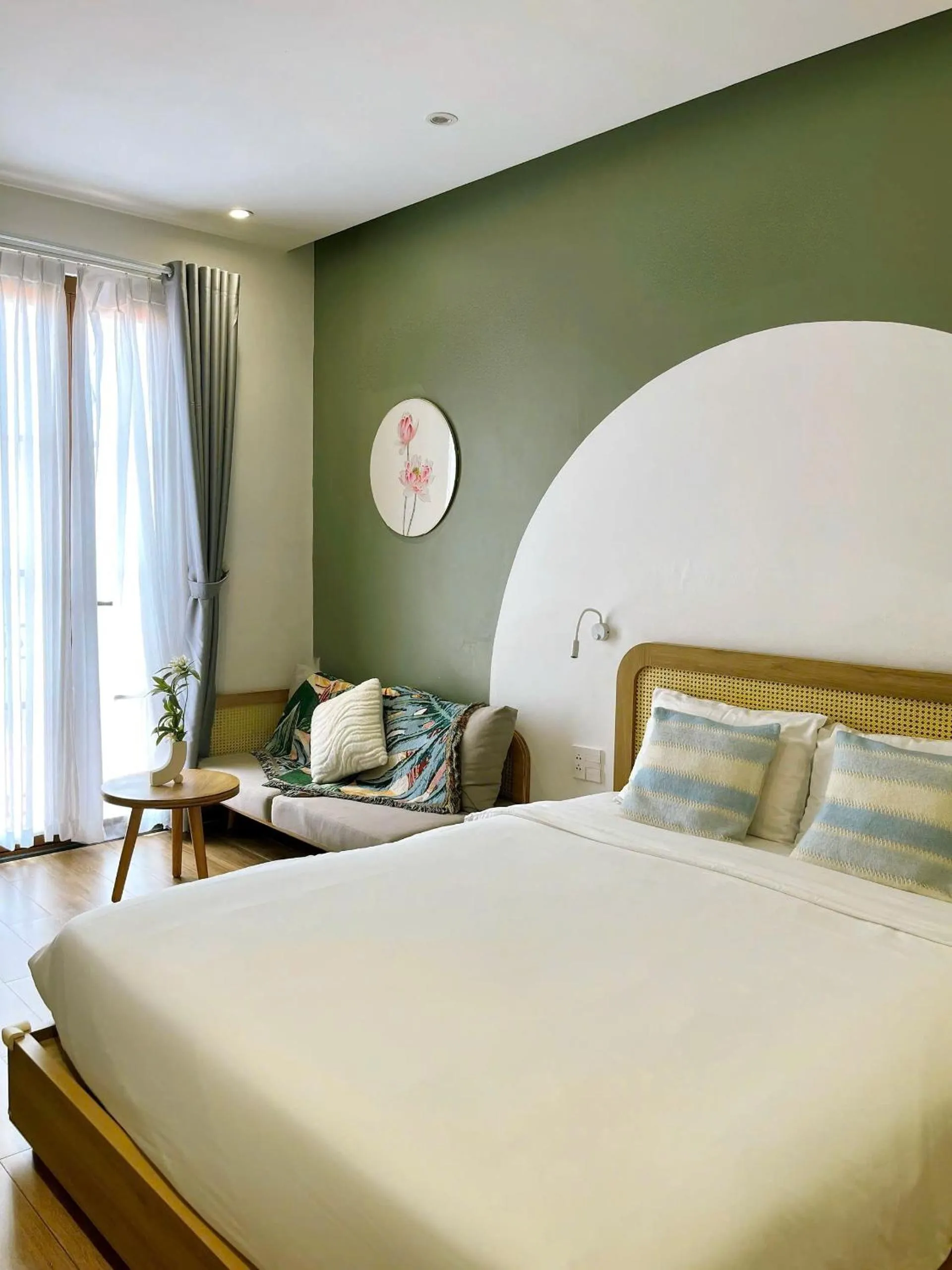 Bed in Triland Hotel