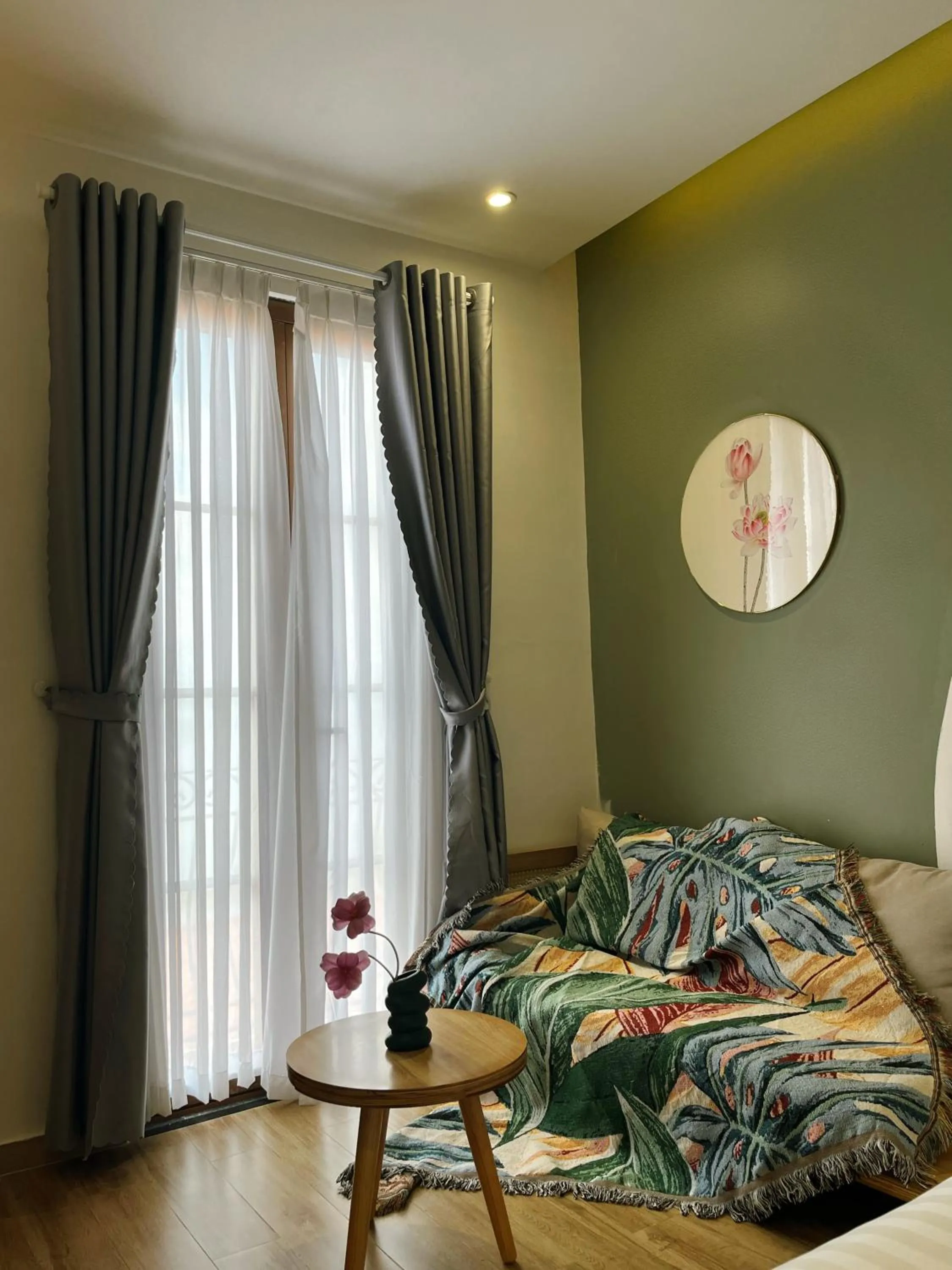 Bed in Triland Hotel