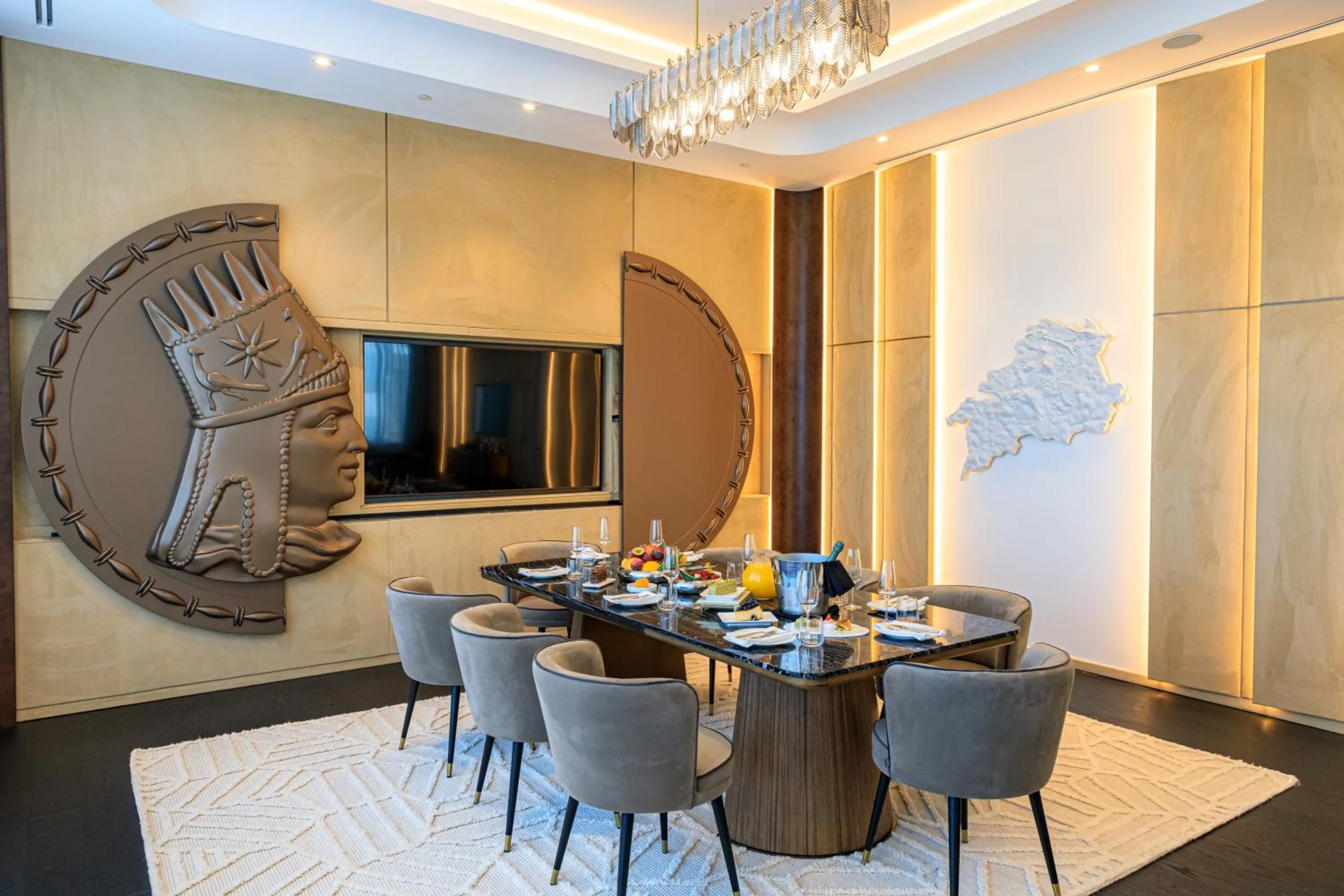 Living room in Seven Visions Resort and Places, the Dvin