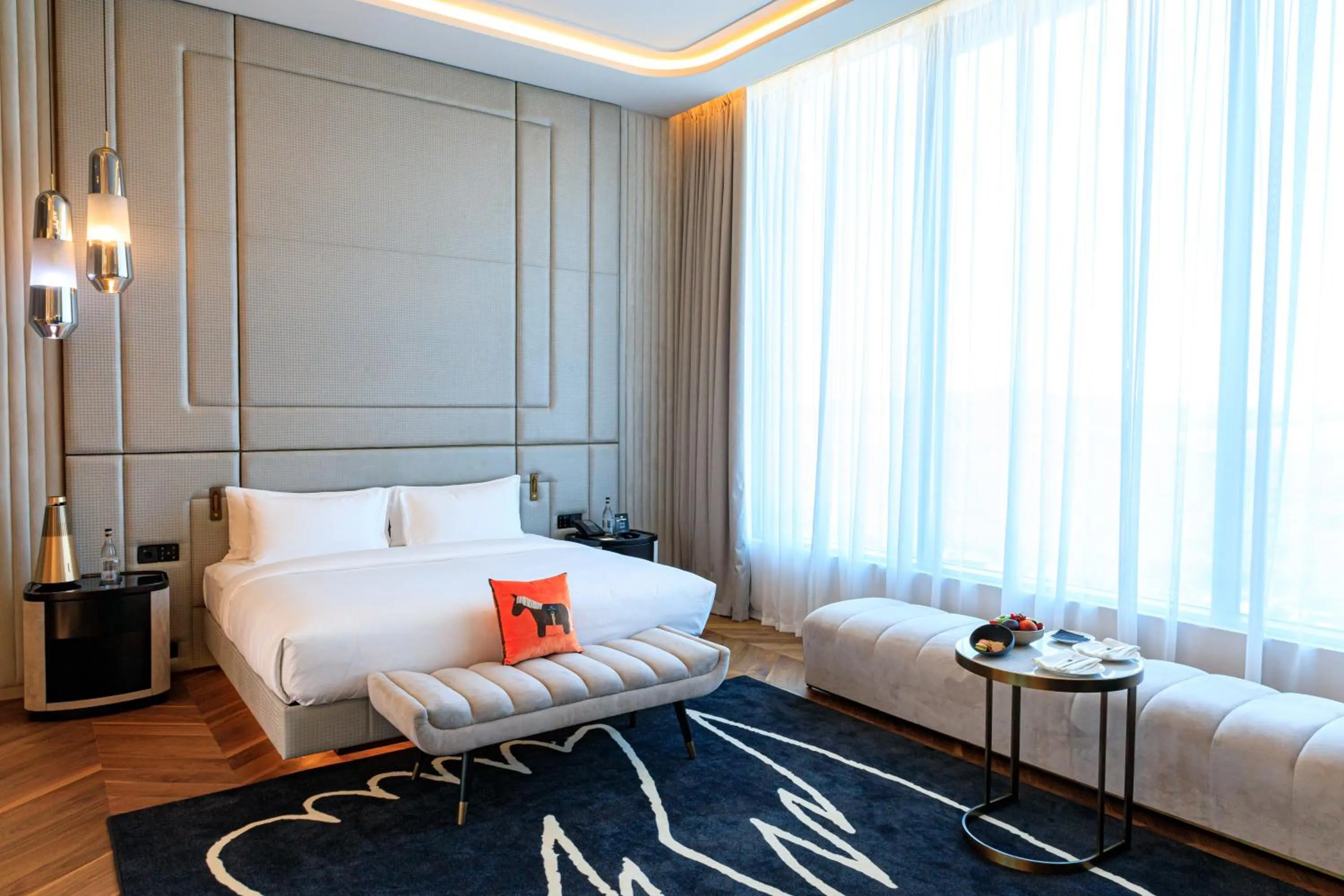 Bed in Seven Visions Resort and Places, the Dvin