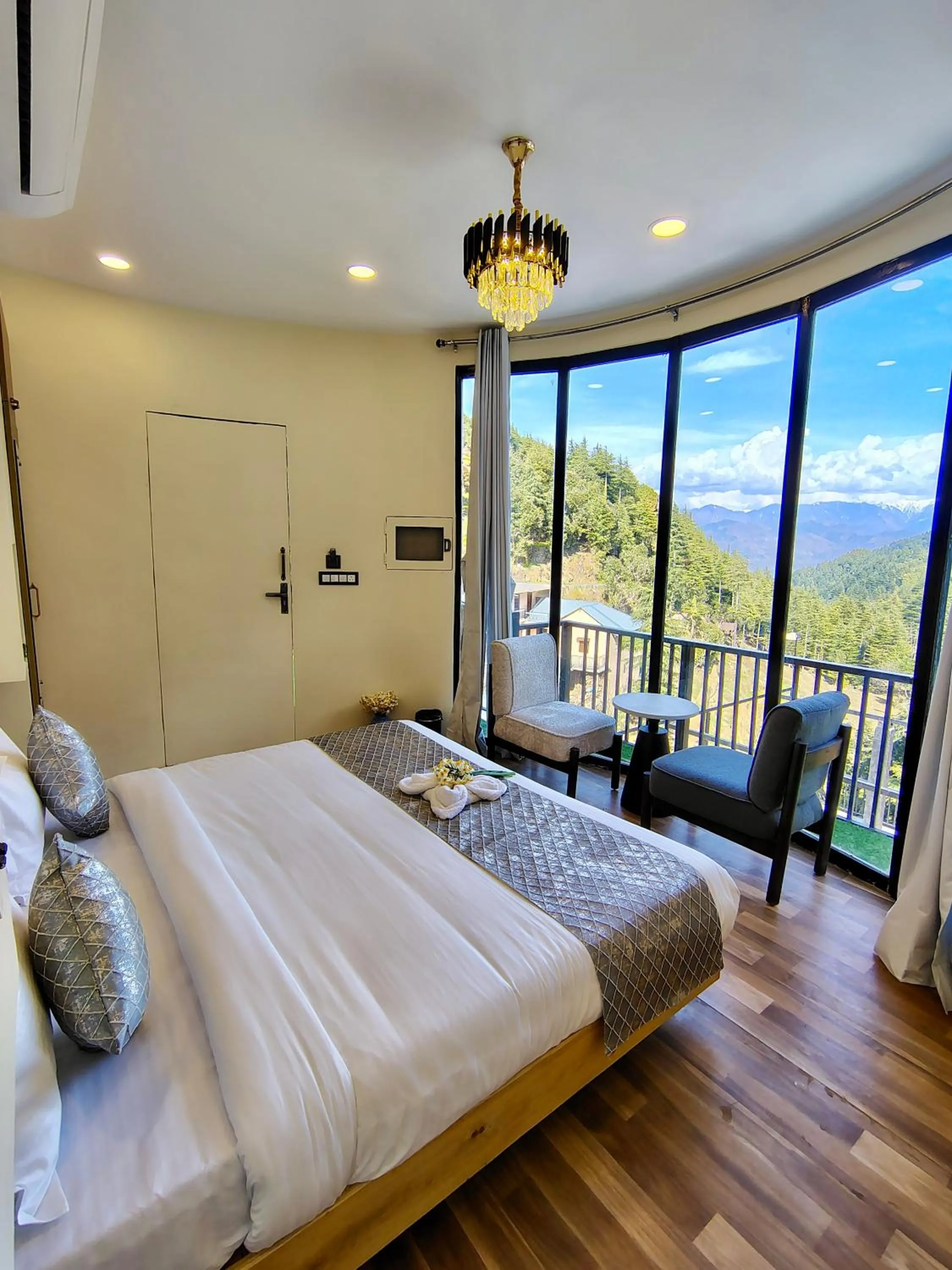 View (from property/room), Bed in WOW STAYZ2 Ashoka Grand