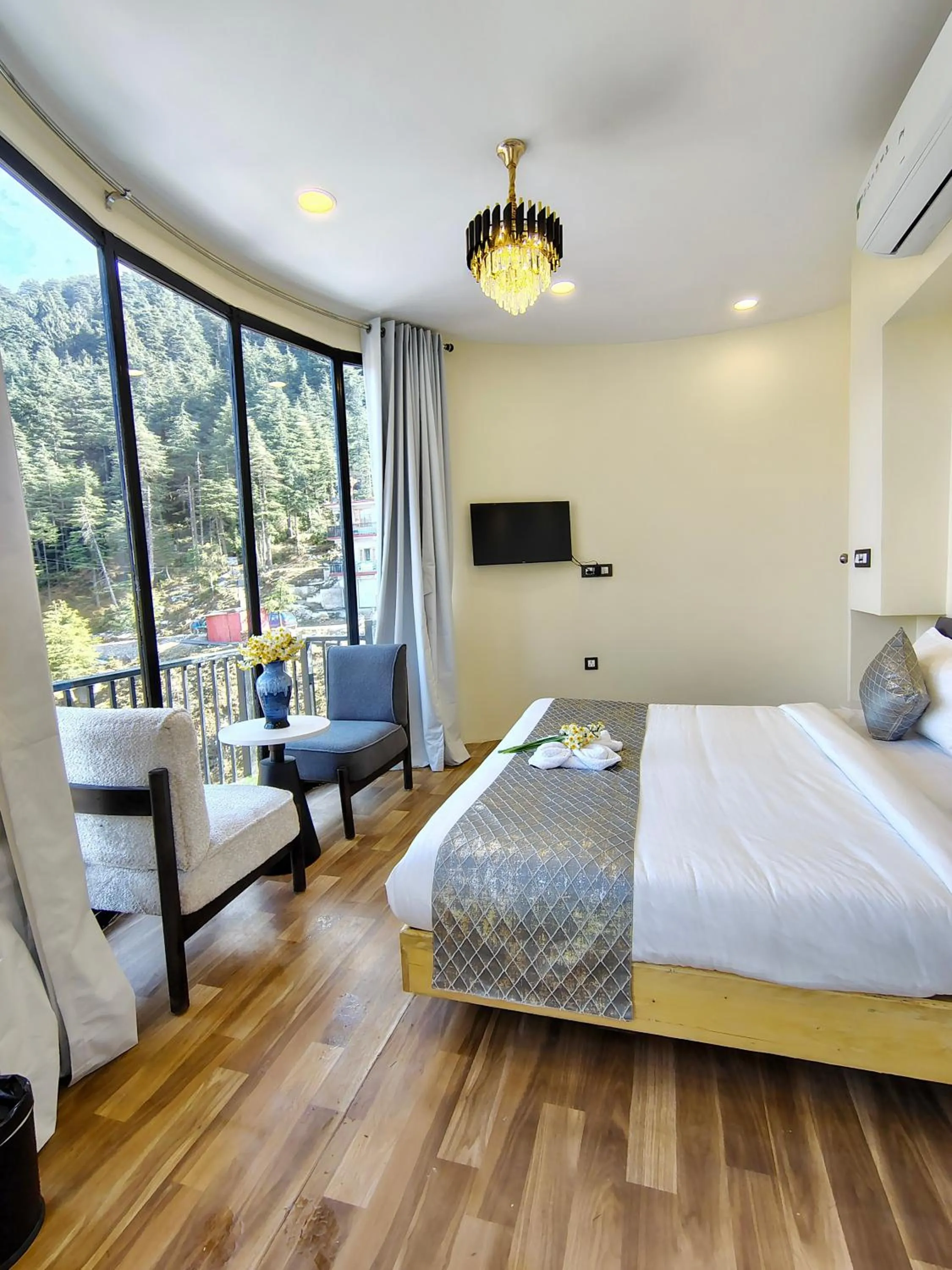 View (from property/room), Bed in WOW STAYZ2 Ashoka Grand