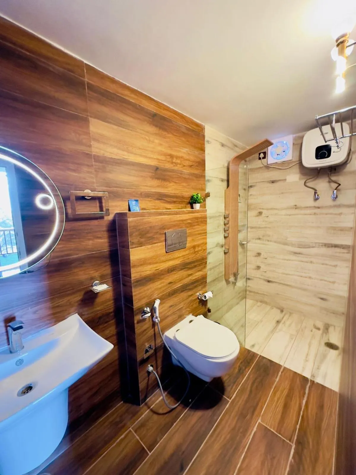 Shower in WOW STAYZ2 Ashoka Grand