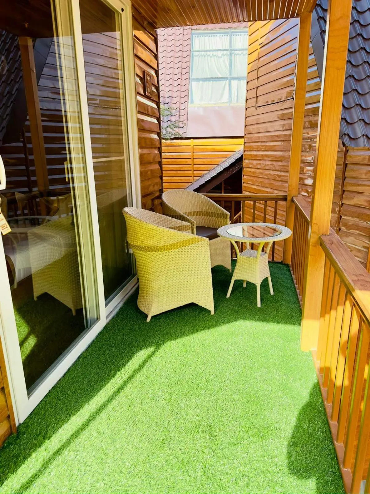 Patio in WOW STAYZ2 Ashoka Grand