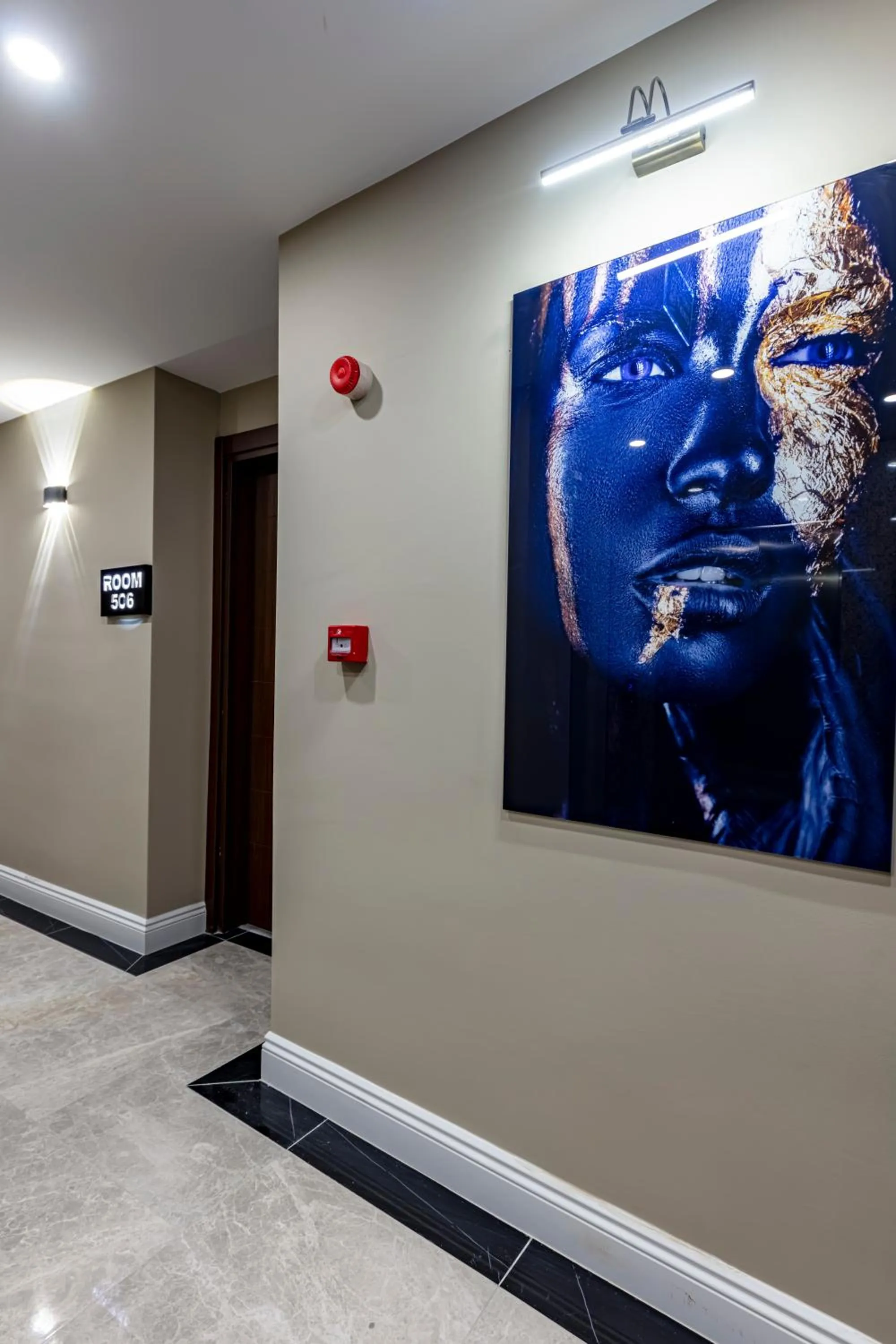 Decorative detail in GRAND HAMİT By Karadayı Airport Hotel