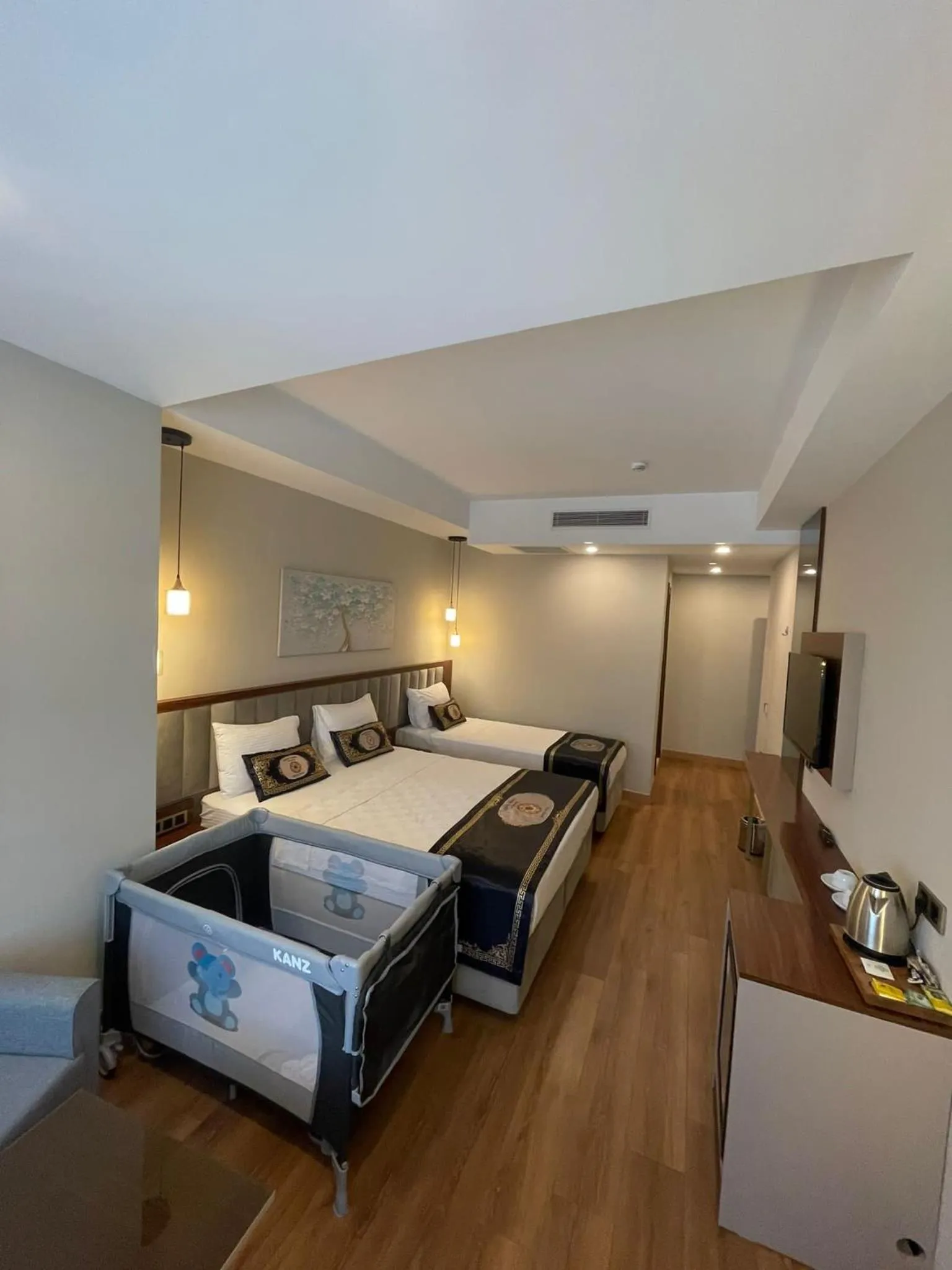 Bed in GRAND HAMİT By Karadayı Airport Hotel
