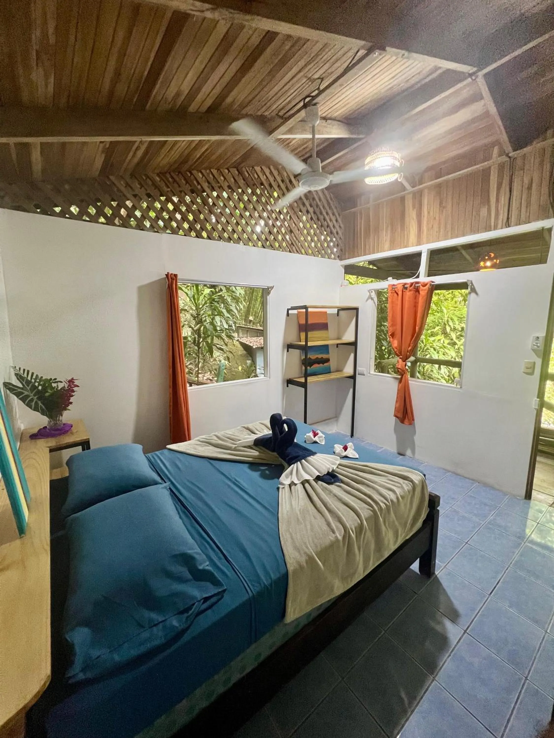 Bed in The Chorotega Hotel, Montezuma