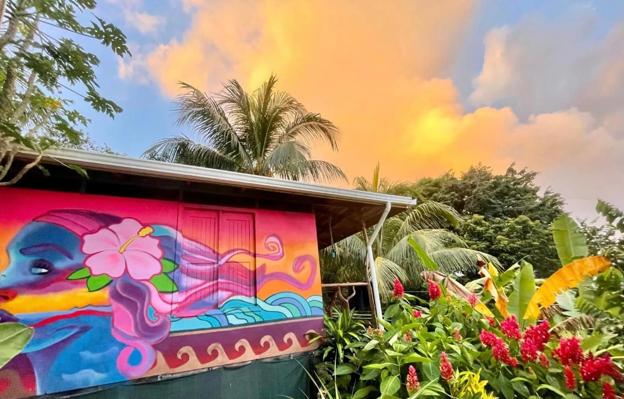 Garden in The Chorotega Hotel, Montezuma