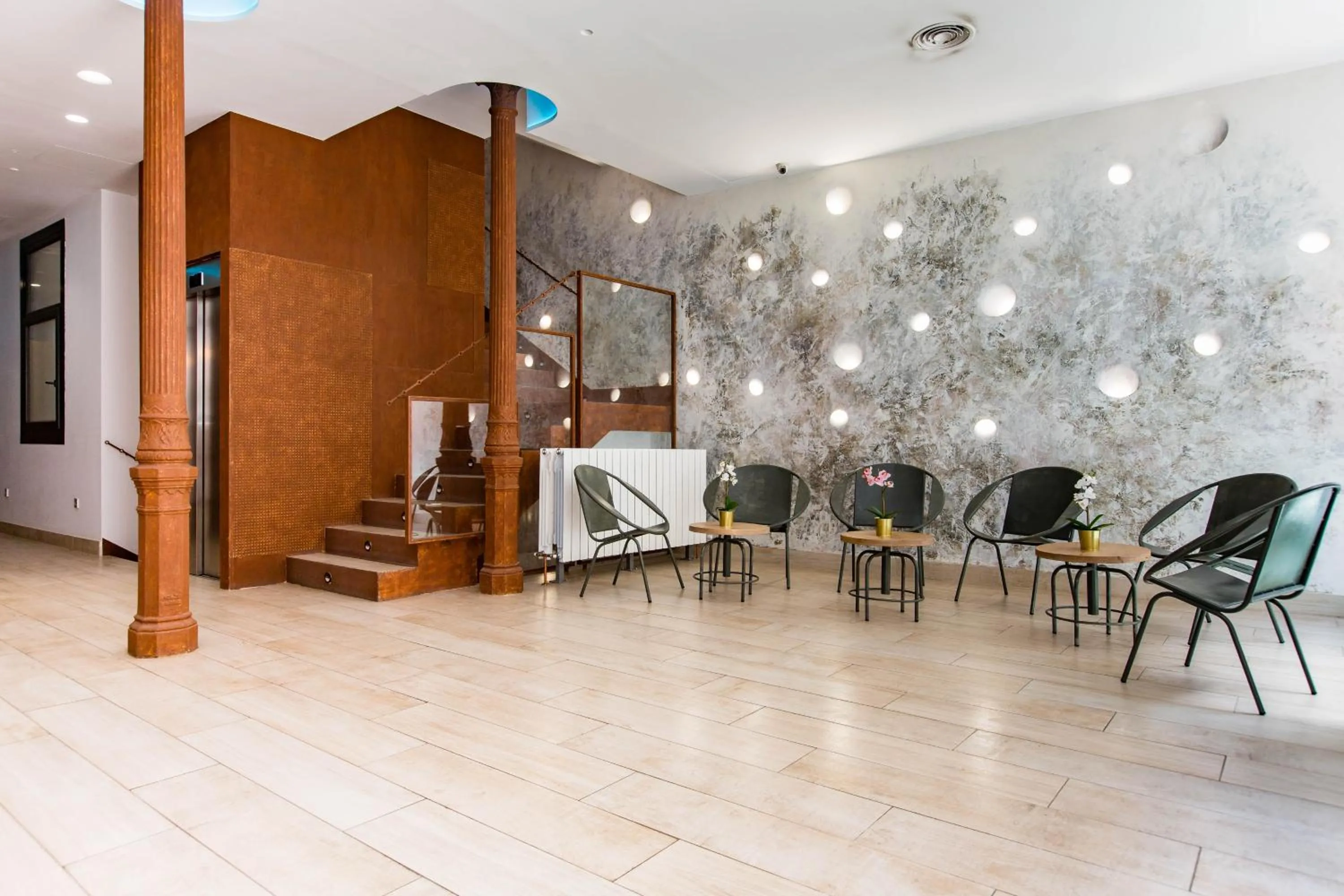 Lobby or reception in Hostal Cervelo