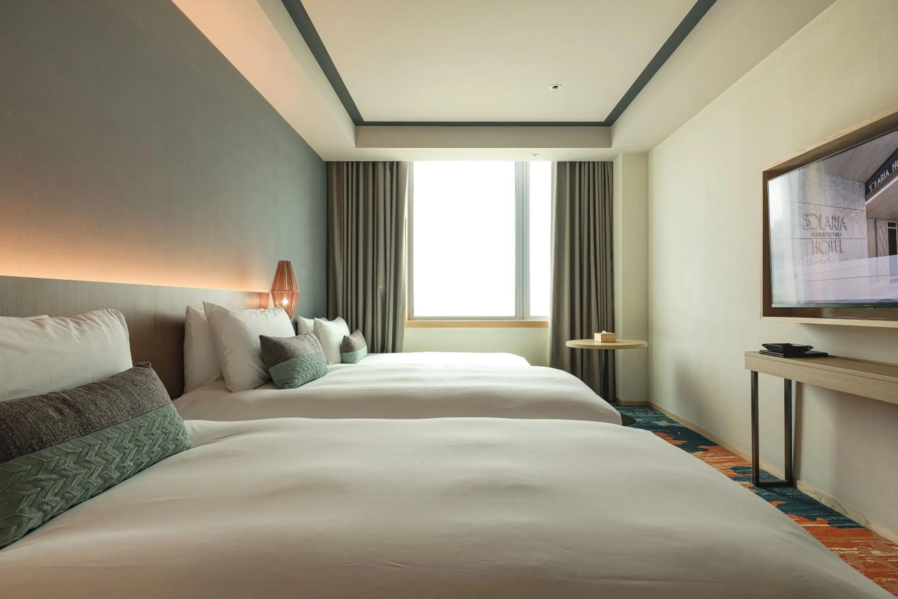 Photo of the whole room, Bed in Solaria Nishitetsu Hotel Taipei Ximen