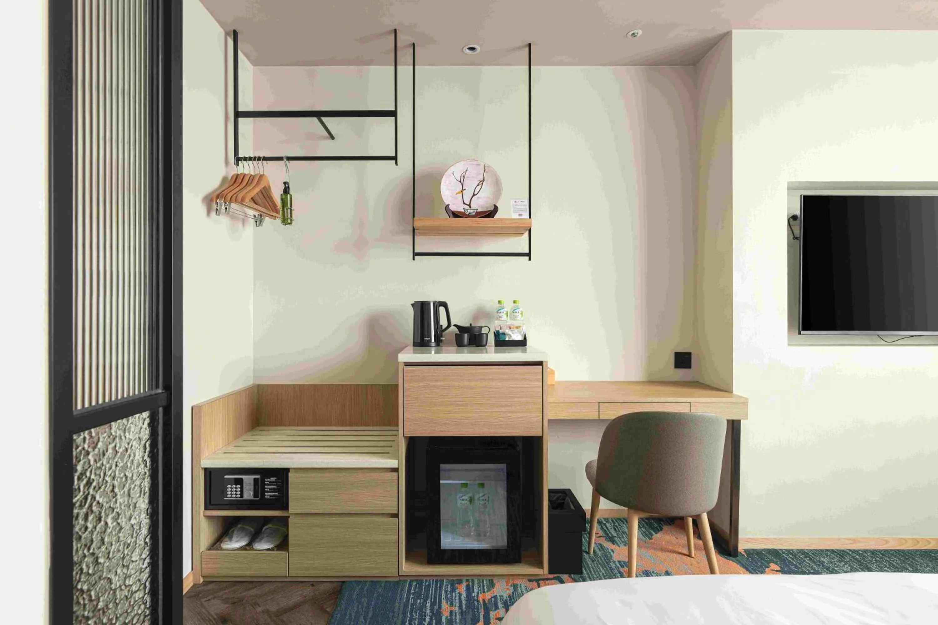 Photo of the whole room, Bed in Solaria Nishitetsu Hotel Taipei Ximen