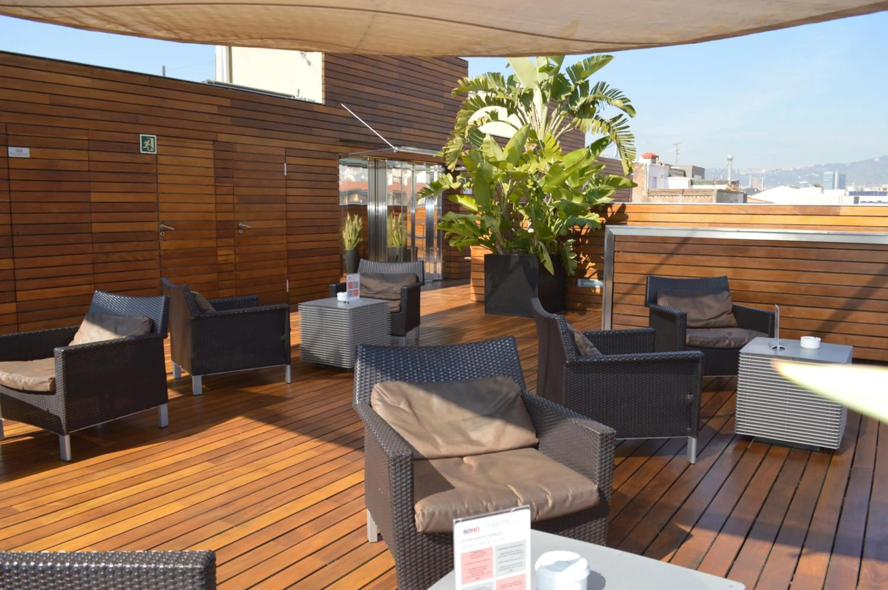 Balcony/Terrace in Hotel Soho