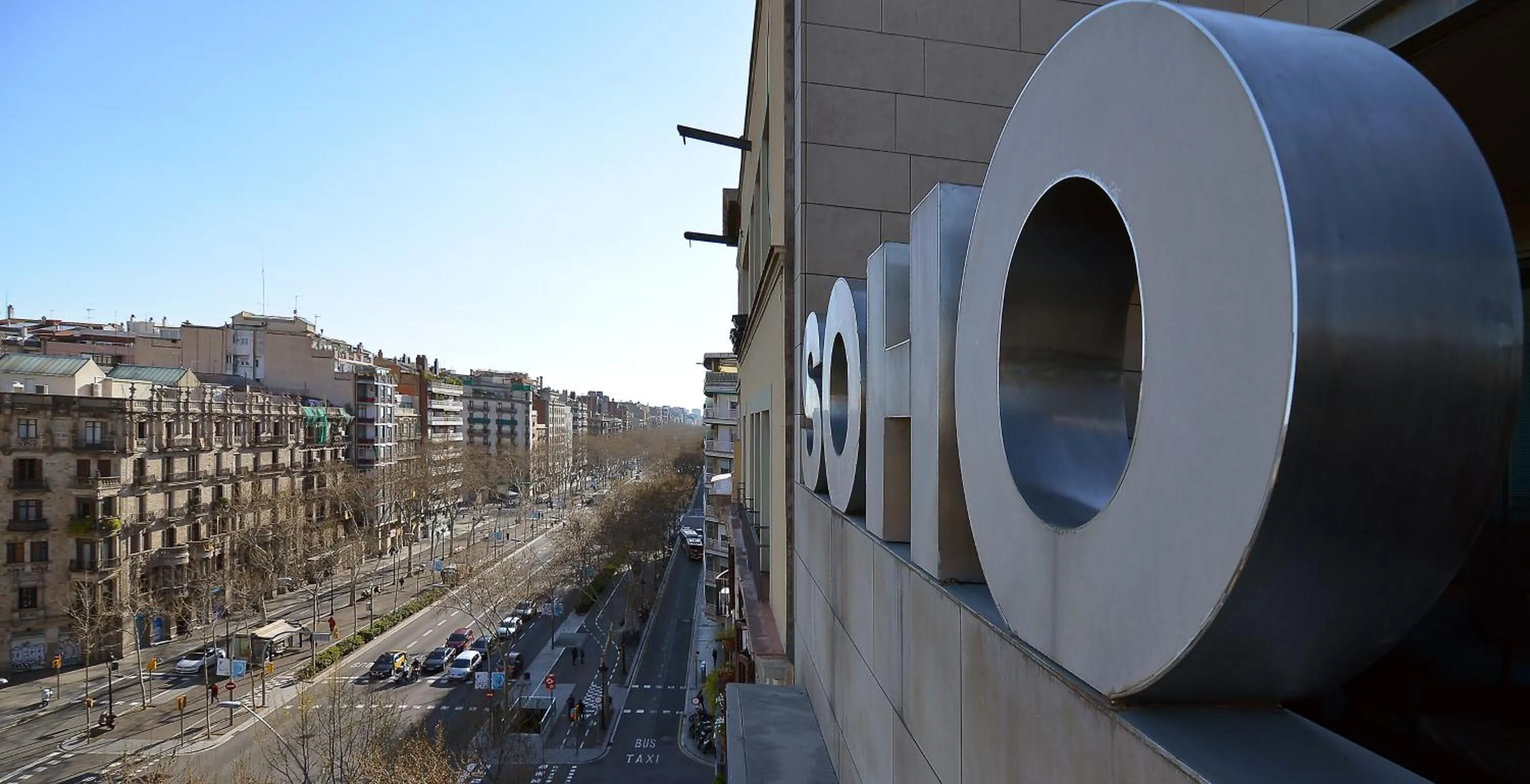 City view in Hotel Soho