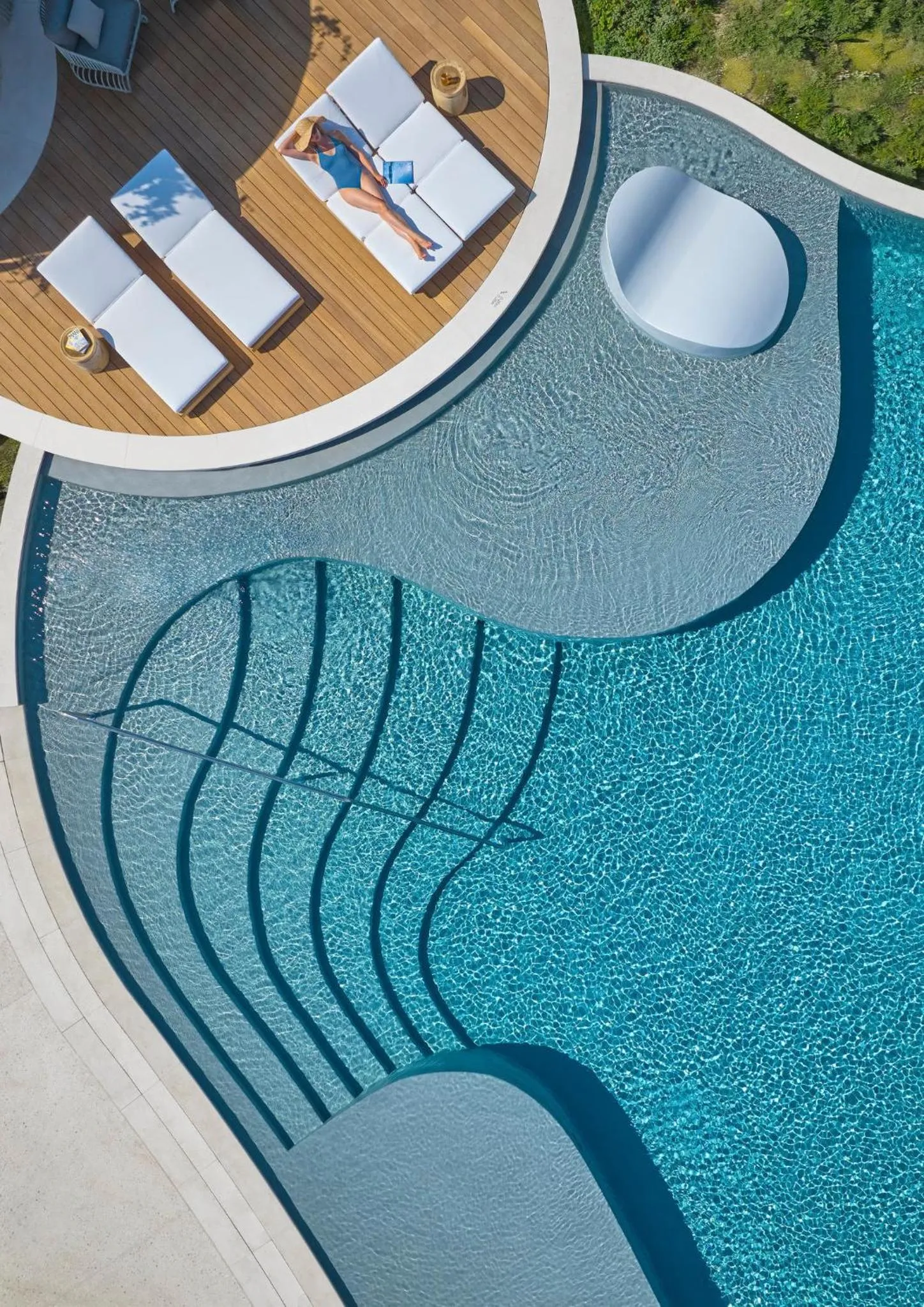 Swimming pool in Mandarin Oriental, Costa Navarino