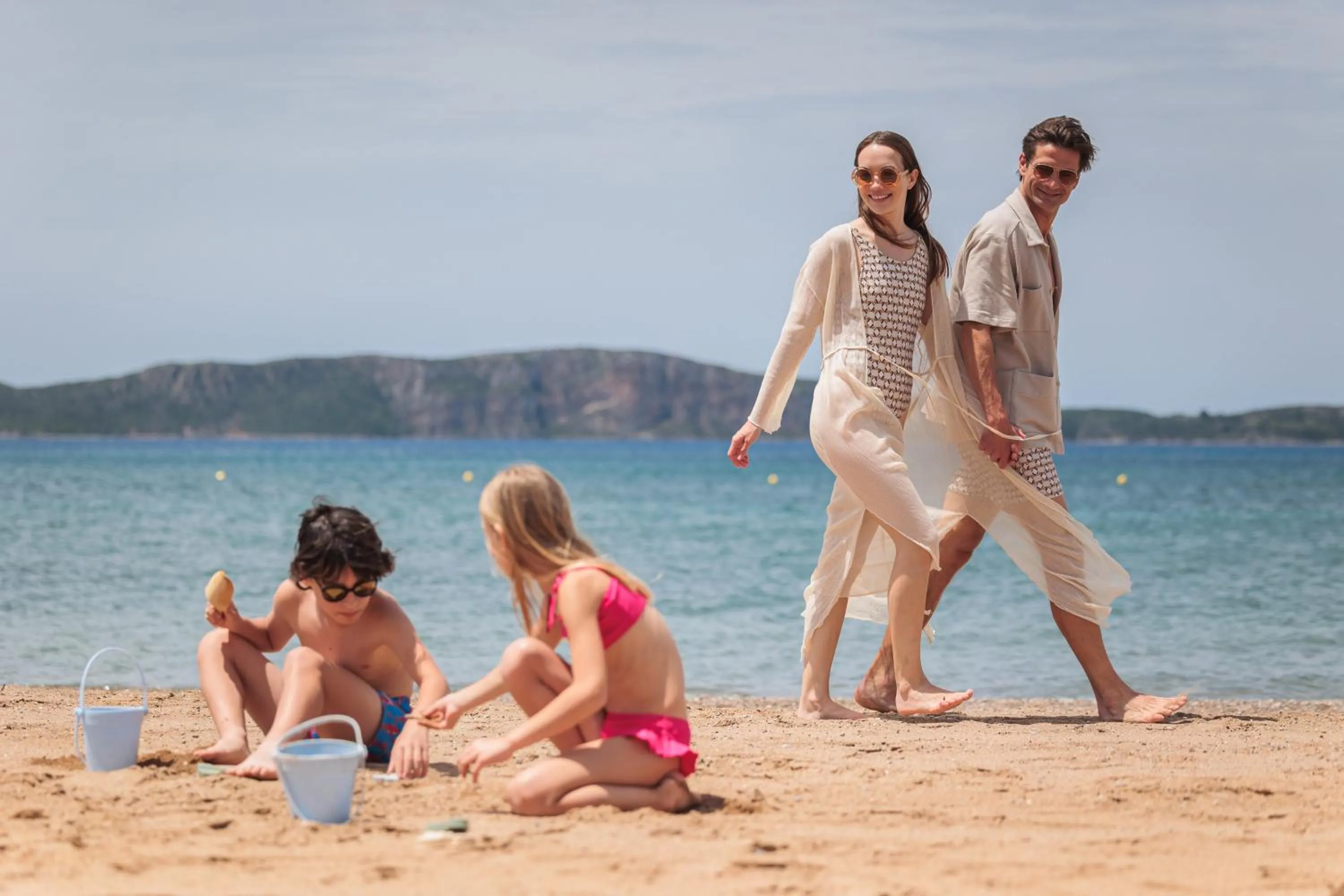 Beach in Mandarin Oriental, Costa Navarino