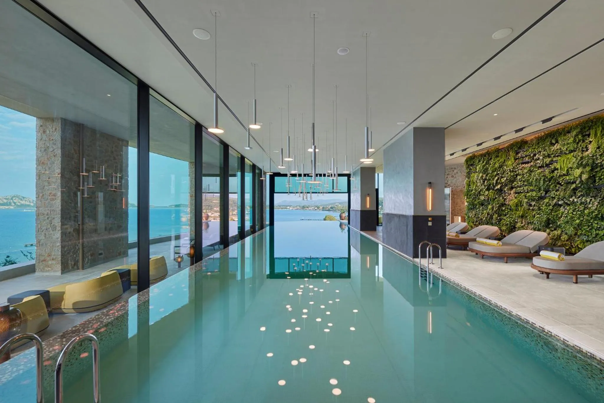 Swimming pool in Mandarin Oriental, Costa Navarino