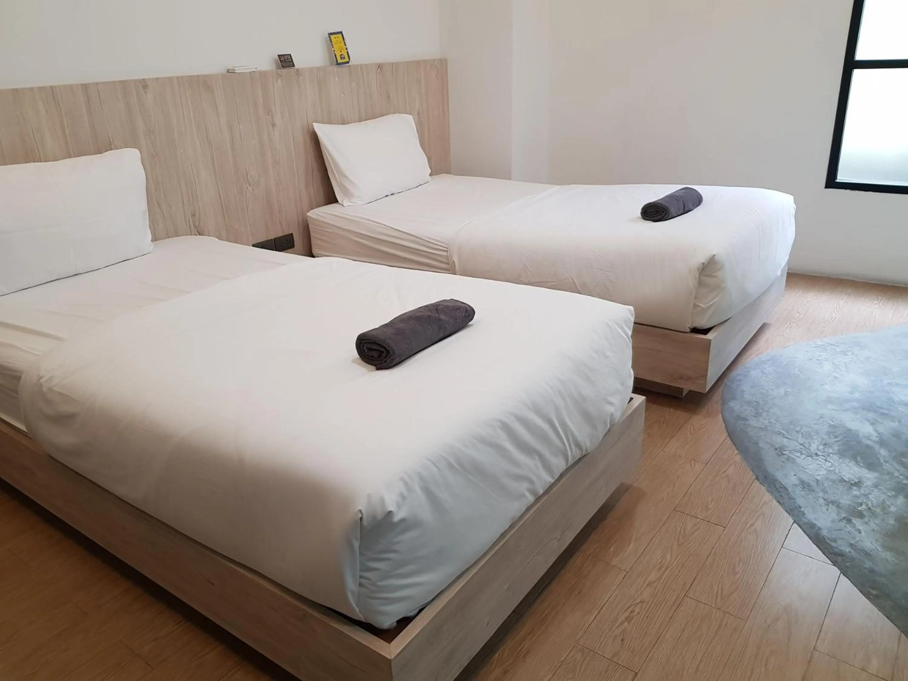 Bedroom, Bed in All day hostel at BTS Bang Chak