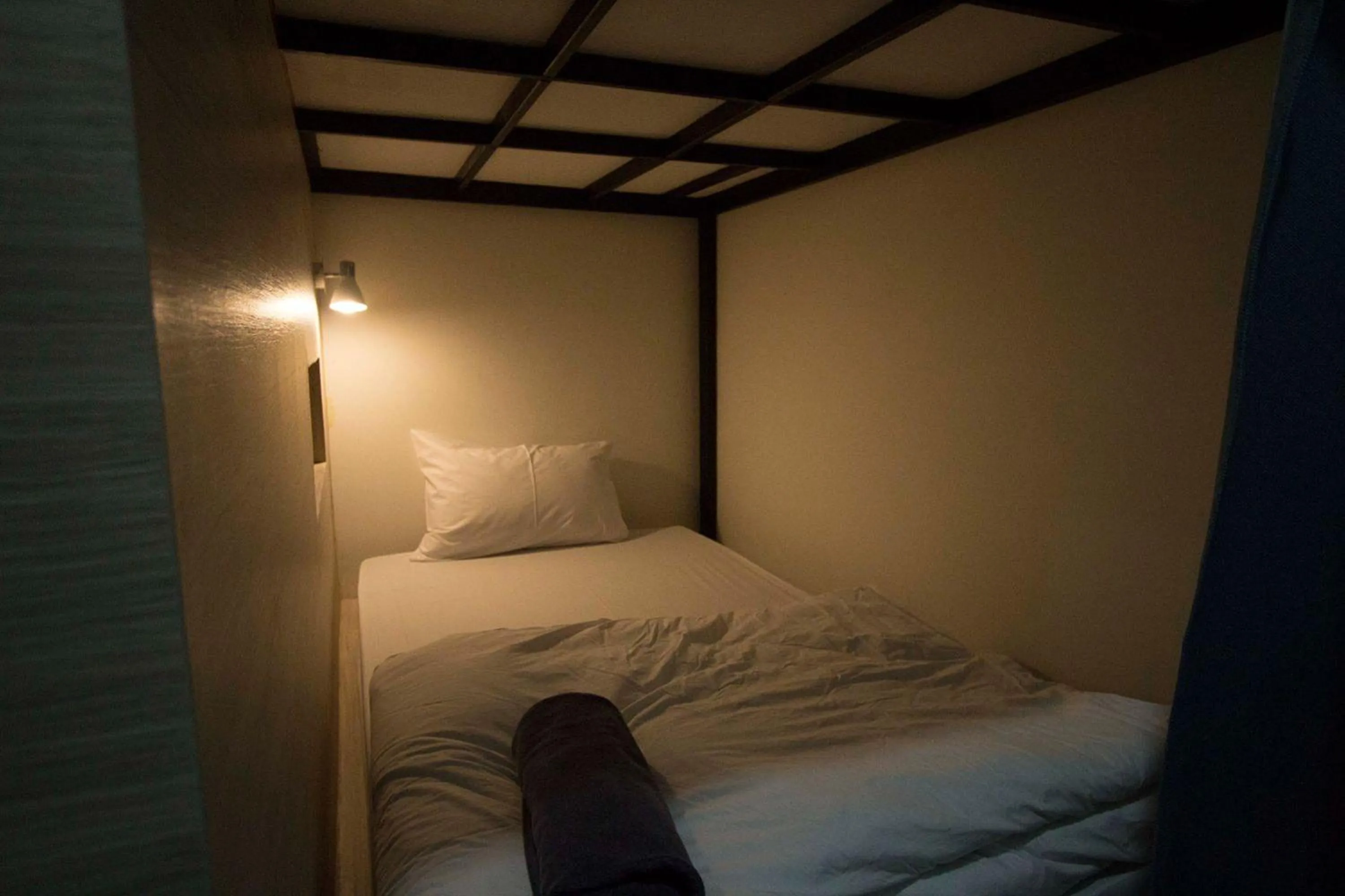 Bed in All day hostel at BTS Bang Chak