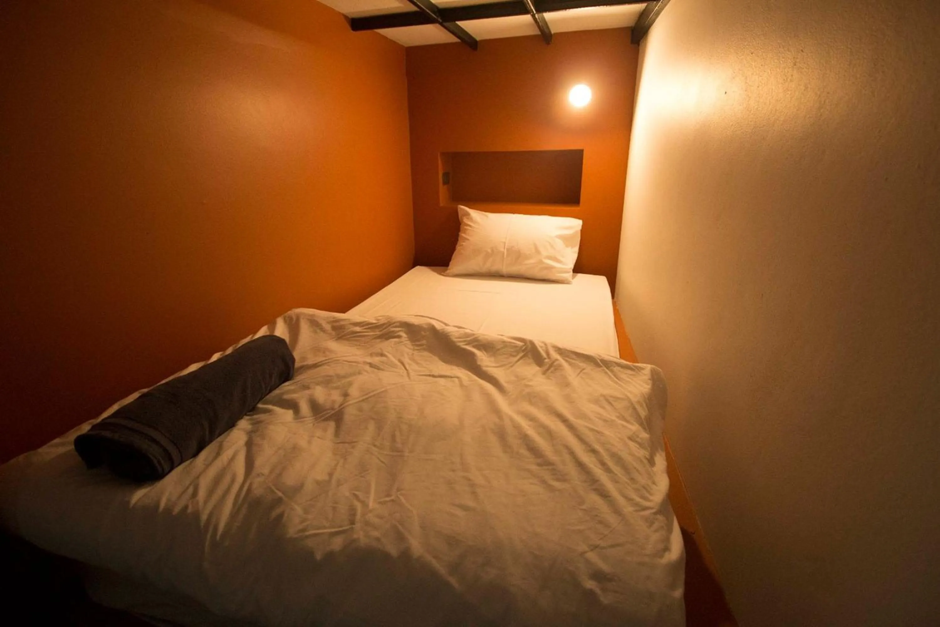 Bedroom, Bed in All day hostel at BTS Bang Chak