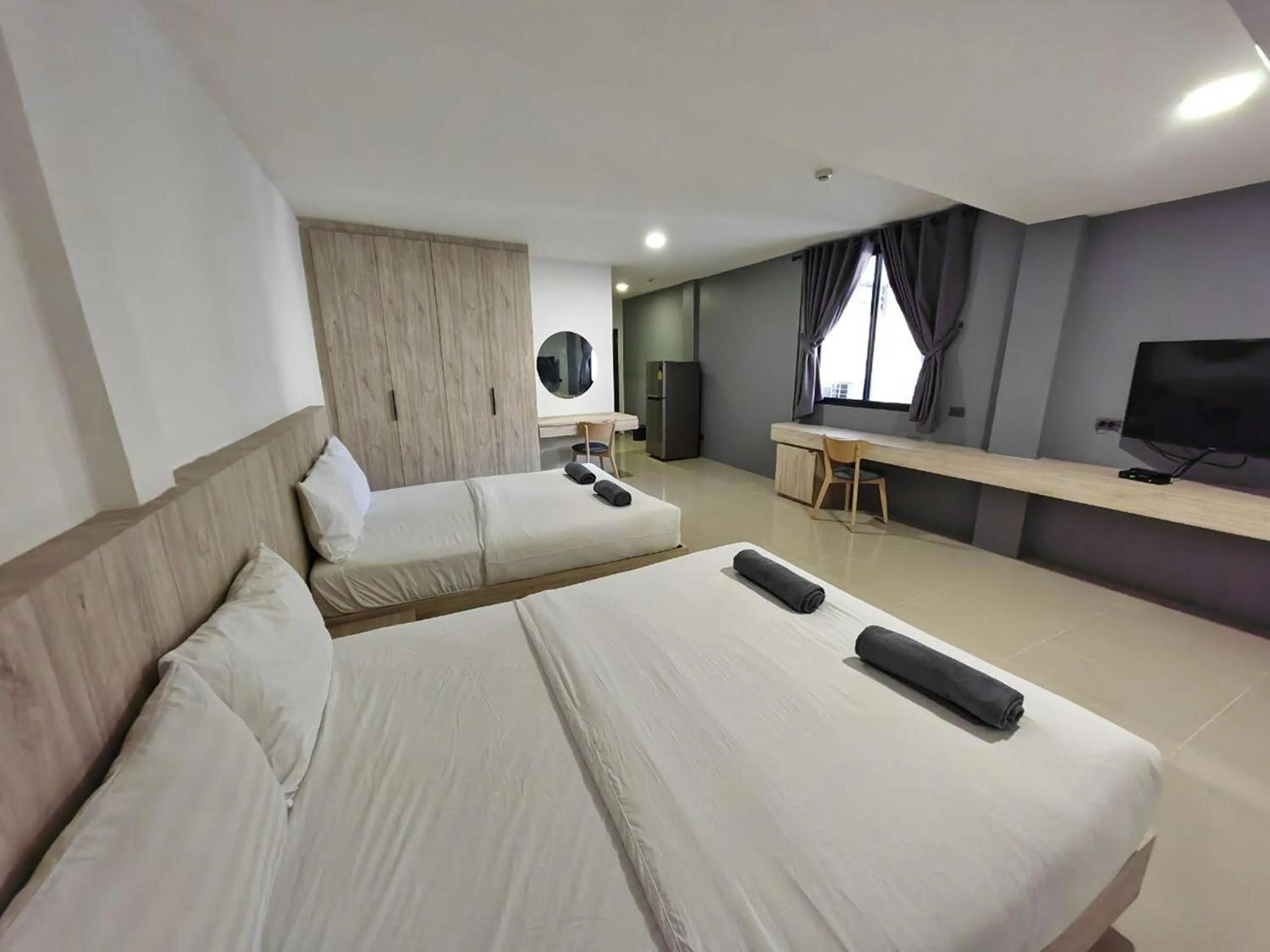 Bed in All day hostel at BTS Bang Chak