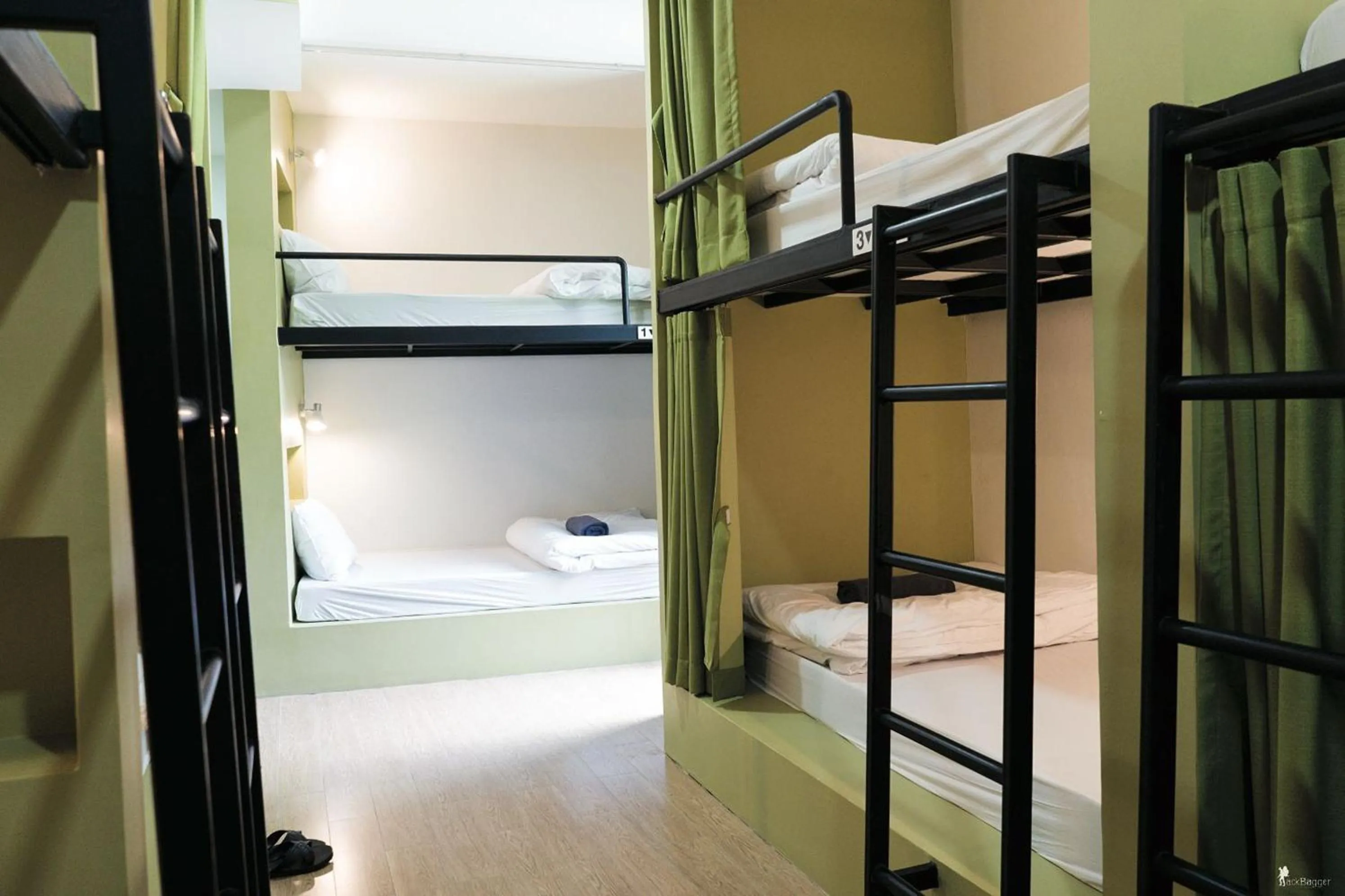 Photo of the whole room, Bed in All day hostel at BTS Bang Chak