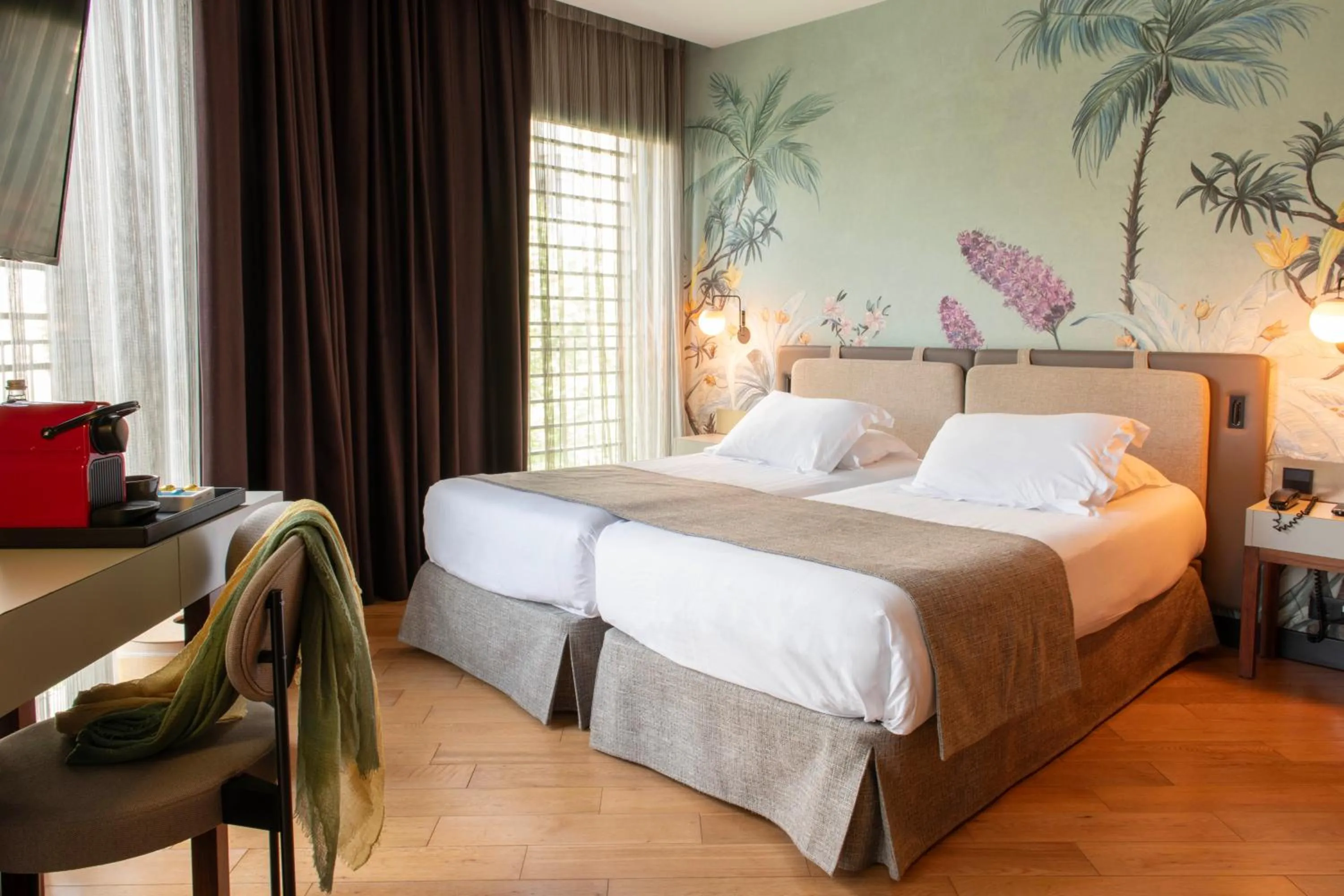 Bed in Hotel Villa Emilia