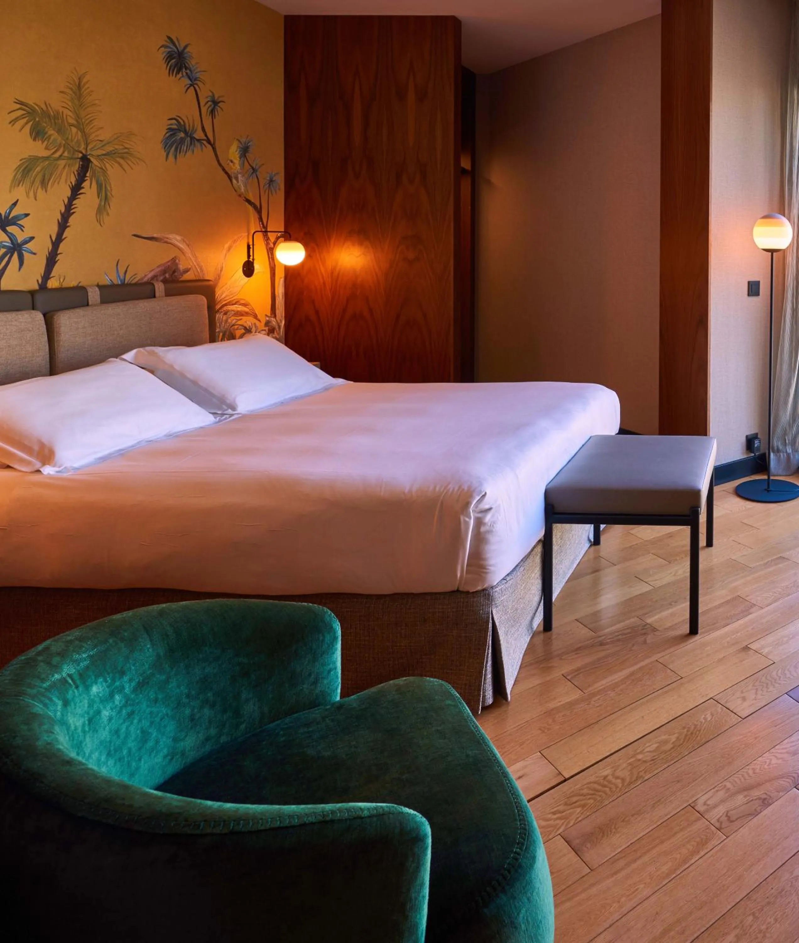 Bed in Hotel Villa Emilia