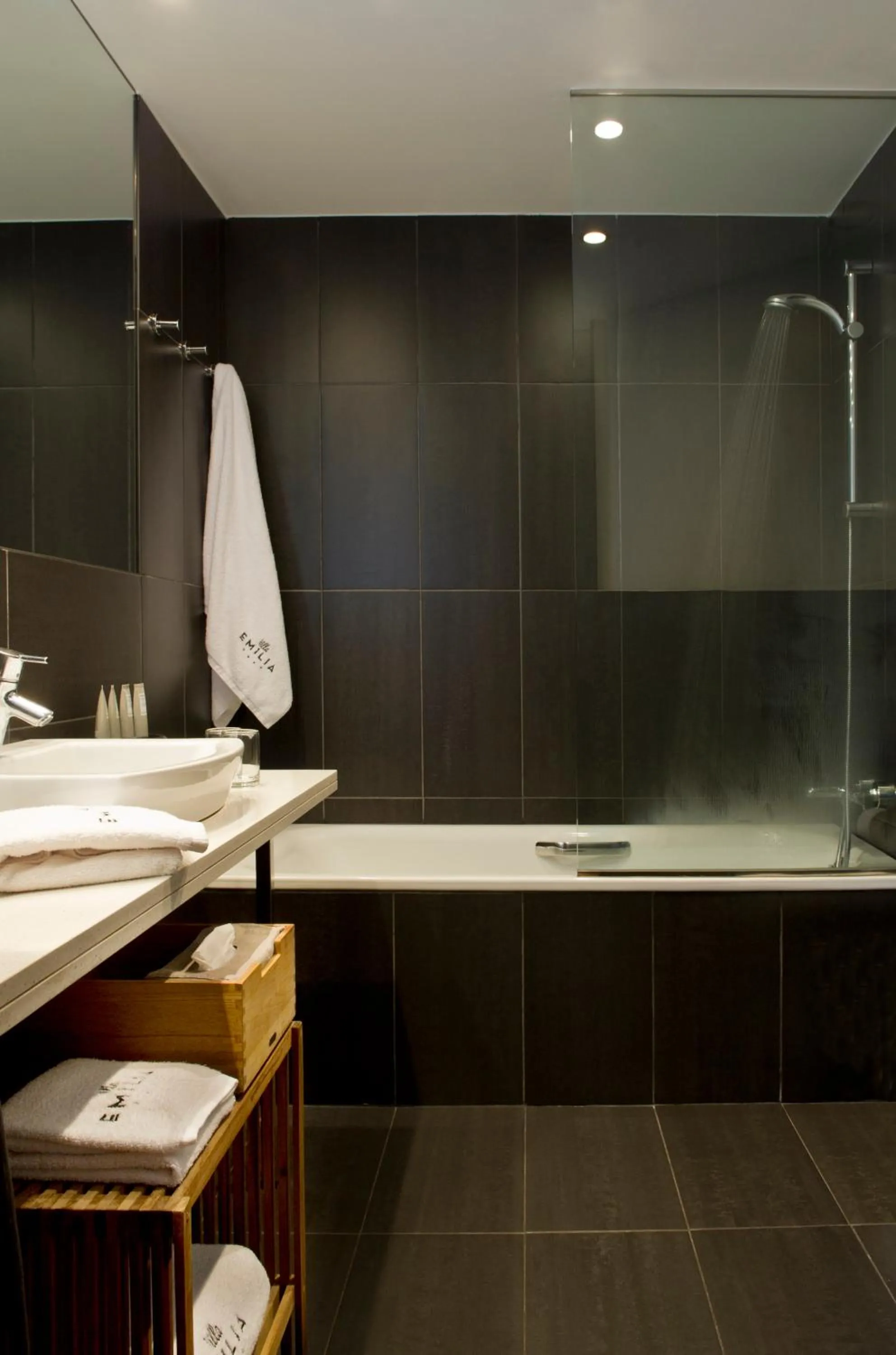 Shower in Hotel Villa Emilia