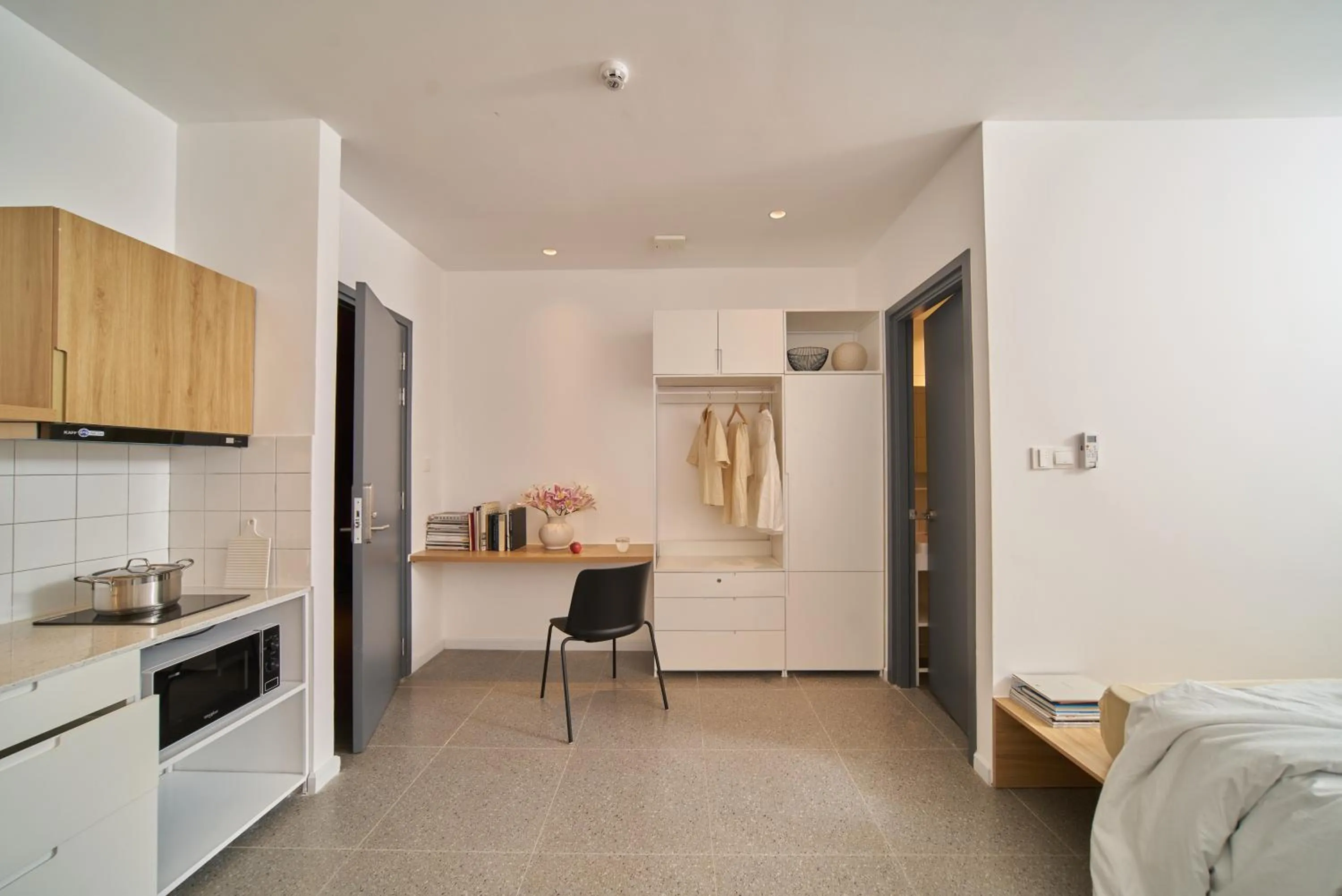 wardrobe, Bed in M Village Living Hồ Biểu Chánh