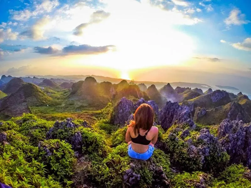 Mountain view in Lambug Beach Homestay