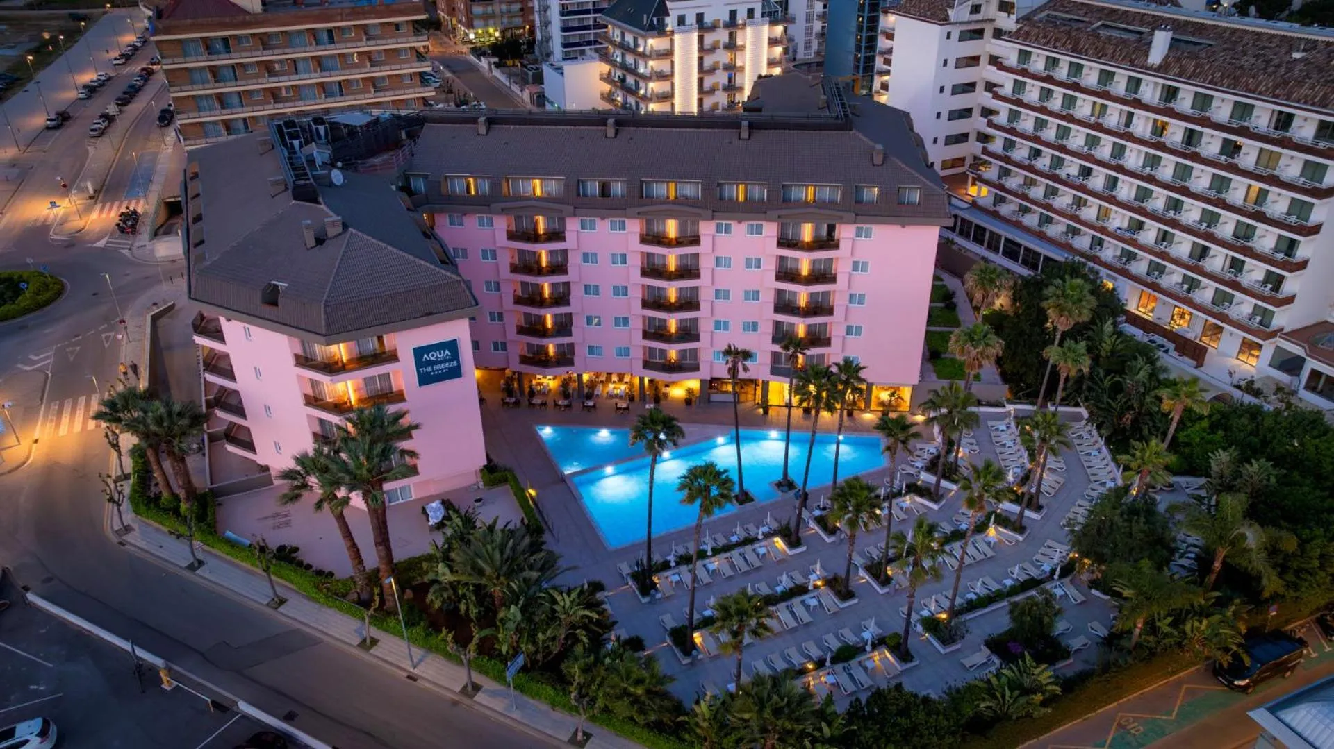 Property building in AQUA Hotel The Breeze & Spa - All Inclusive - Adults Only - 4Sup