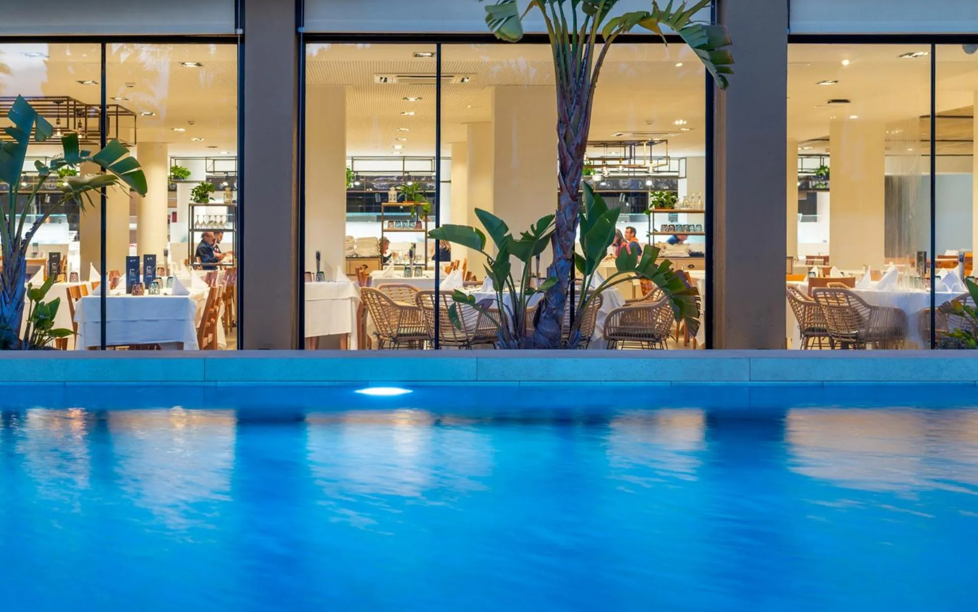 Swimming pool in AQUA Hotel The Breeze & Spa - All Inclusive - Adults Only - 4Sup