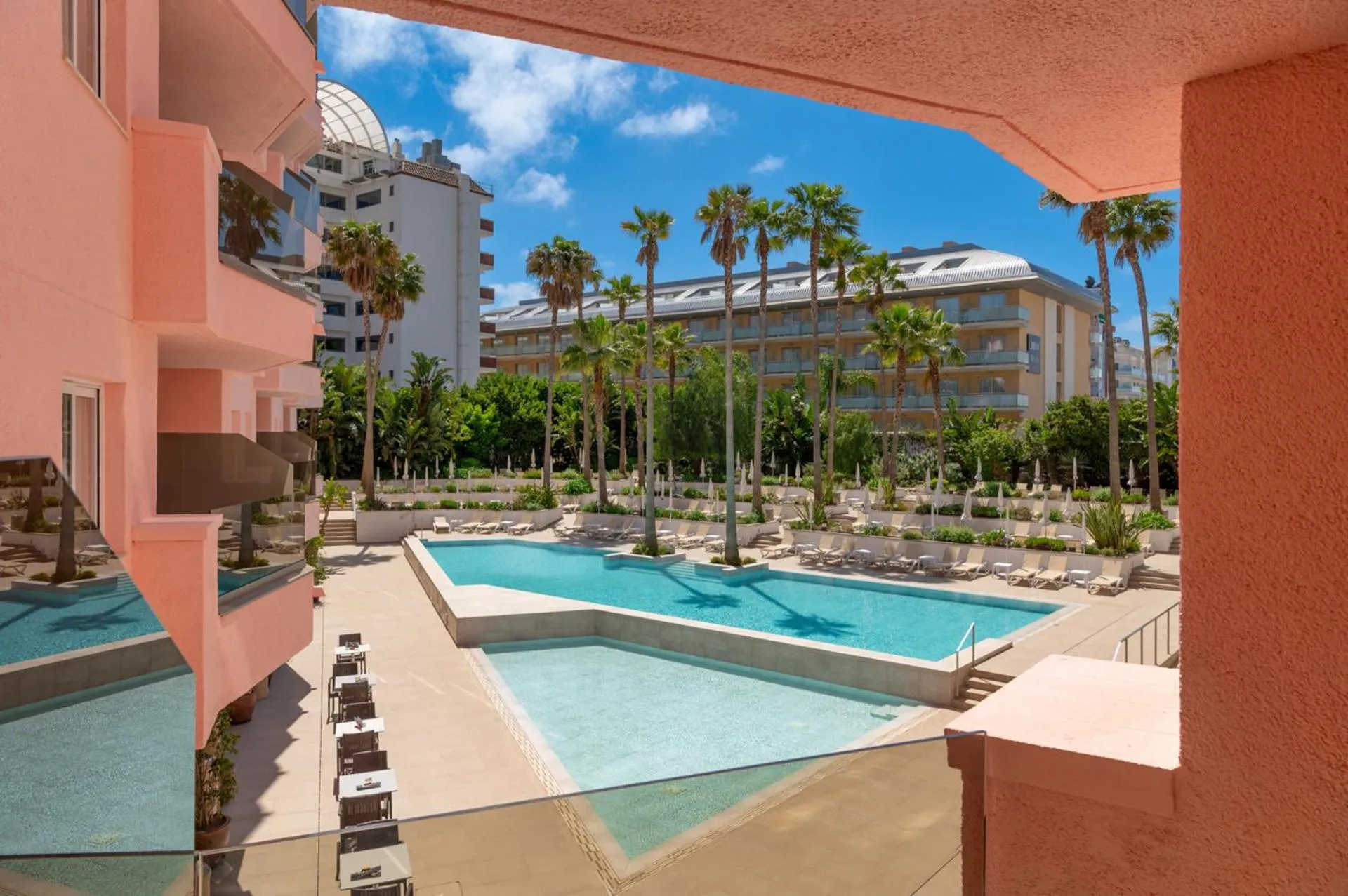 Pool view in AQUA Hotel The Breeze & Spa - All Inclusive - Adults Only - 4Sup