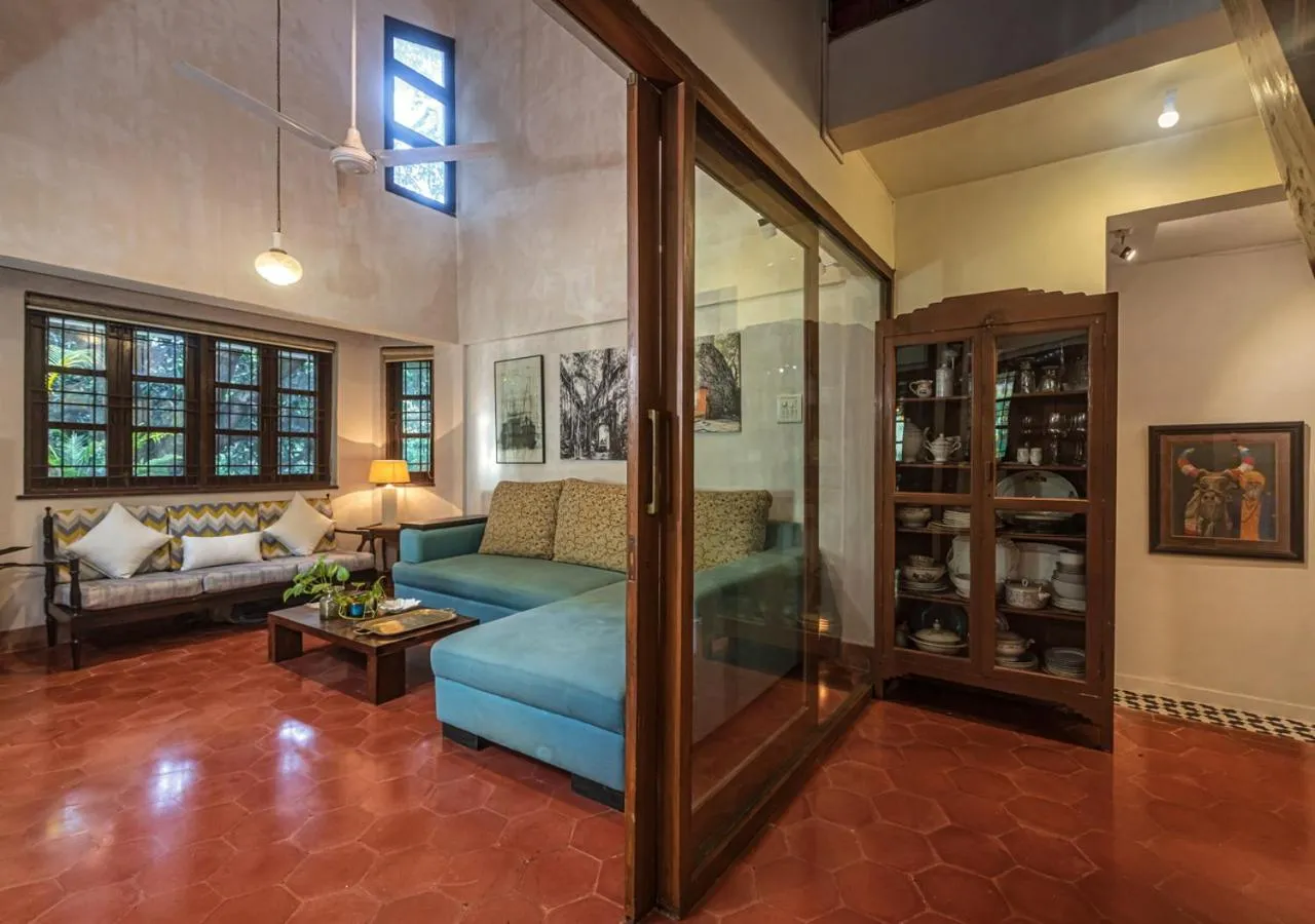 TV and multimedia in SaffronStays Oriana, Alibaug