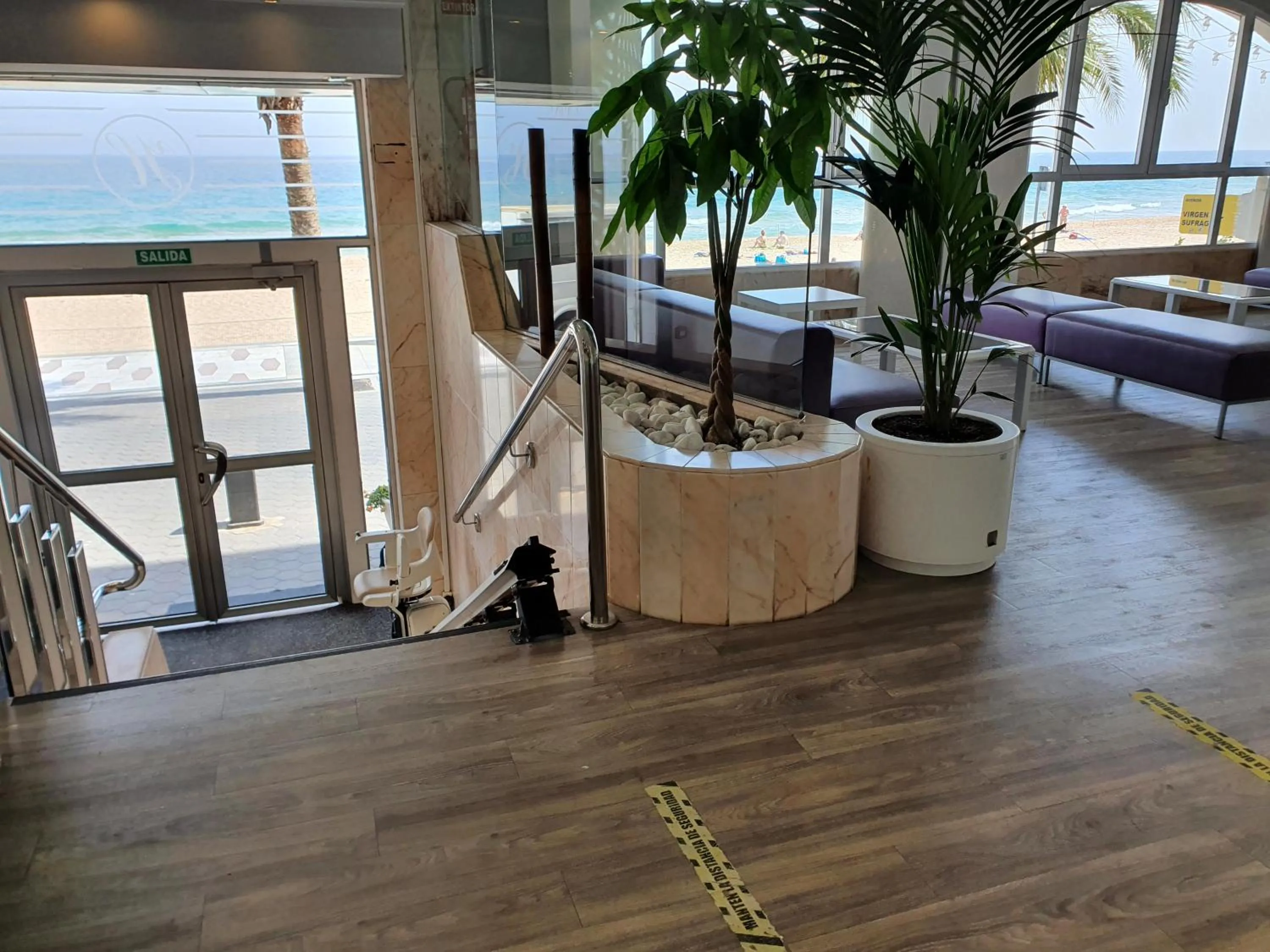 Lobby or reception in Hotel Bilbaino