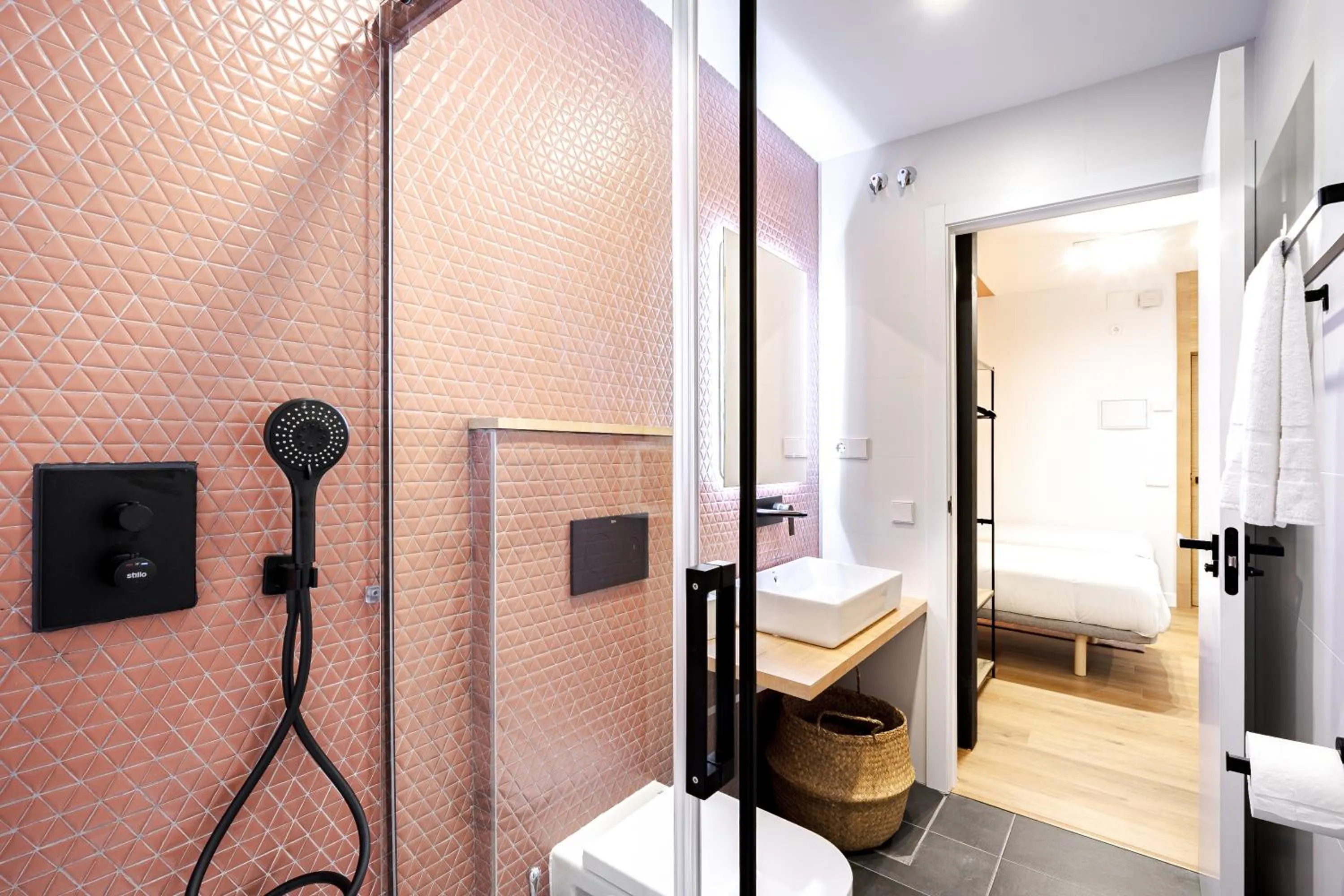 Shower in Vallecas Suites by Olala Homes